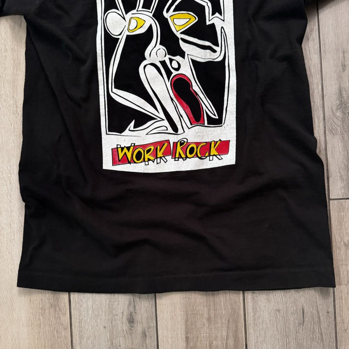 Band Tees × JNCO × Stussy Vintage 90s Black Work Rock Band Graphic Tee Fits M Size US M / EU 48-50 / 2 - 12 Thumbnail