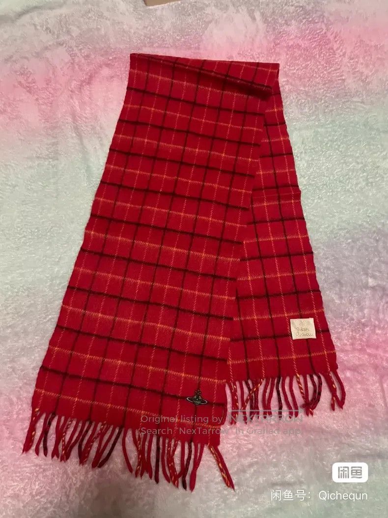 Vivienne Westwood Vivienne Westwood Two-color wool scarf, multicolor Saturn Size ONE SIZE - 9 Thumbnail