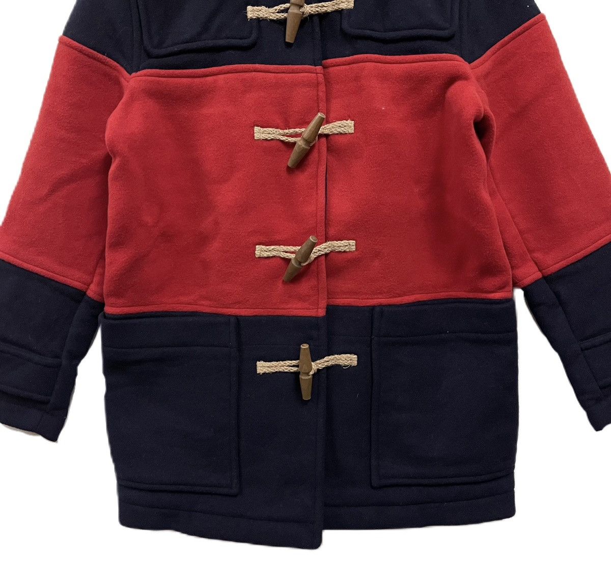 Tommy Hilfiger Tommy Hilfiger Multicolor Wool Duffle Coat Size US M / EU 48-50 / 2 - 5 Thumbnail