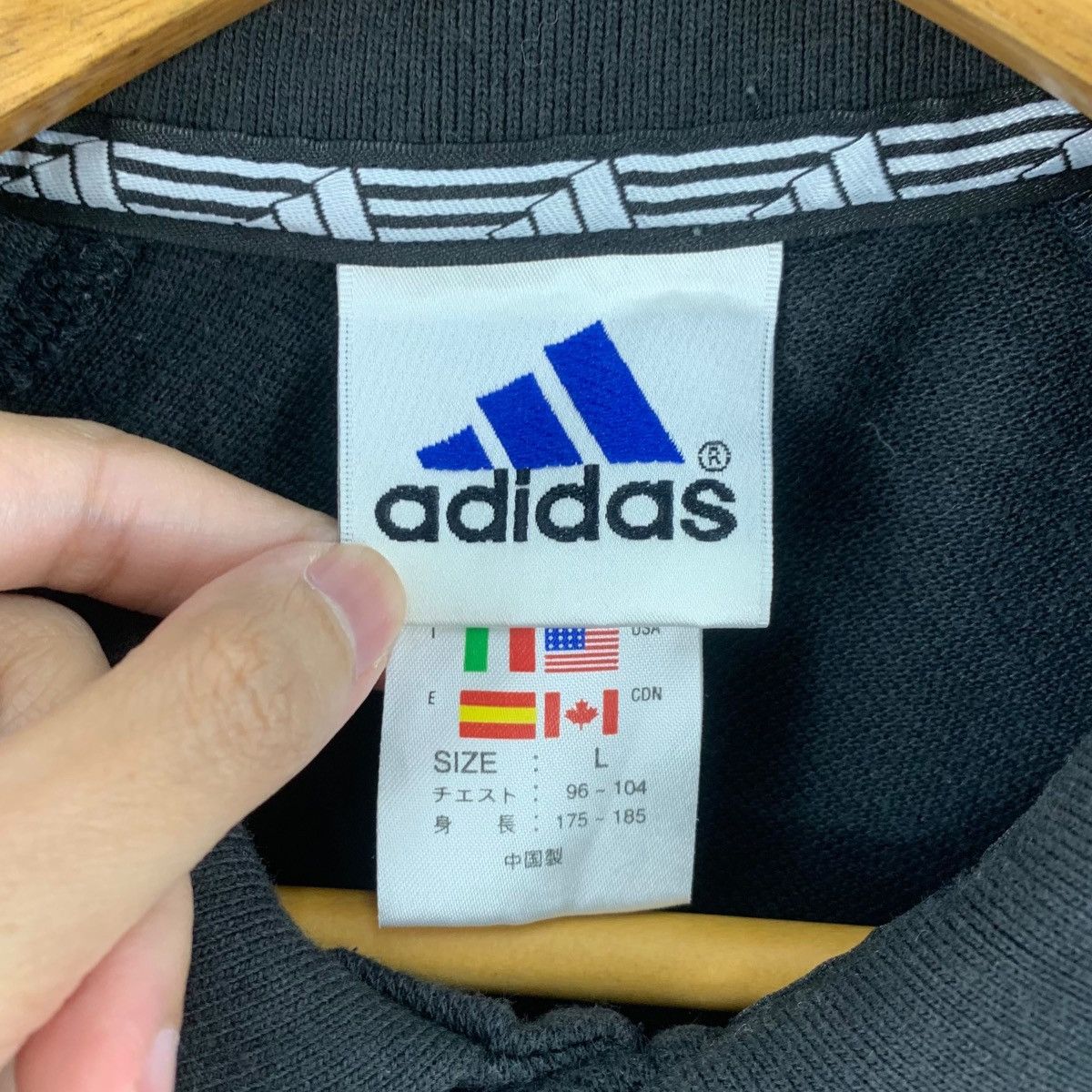 Adidas Vintage 90’ ADIDAS EQUIPMENT Natural Sun Faded Polo Tee Size US L / EU 52-54 / 3 - 6 Thumbnail