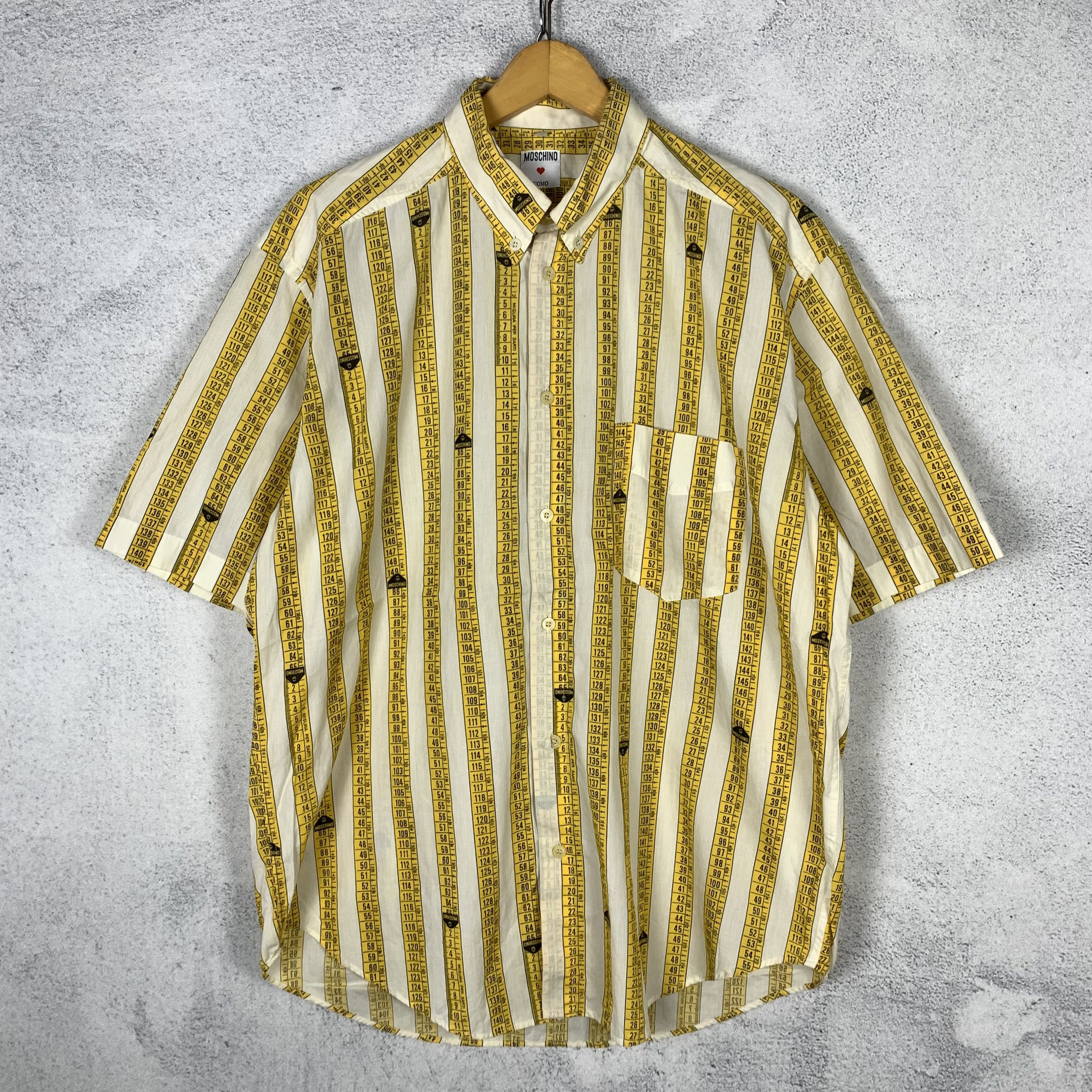 Moschino Vintage Moschino Measure Tape Ruler Tailor Shirt Size US L / EU 52-54 / 3 - 1 Thumbnail