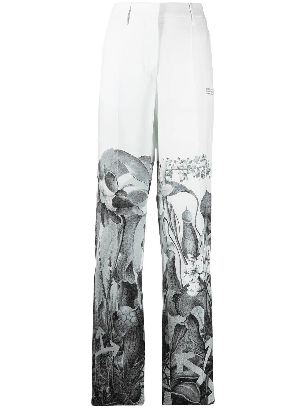 Off-White o1y1225 Casual Pant in Off-White/Black Size 32" / US 10 / IT 46 - 1 Thumbnail