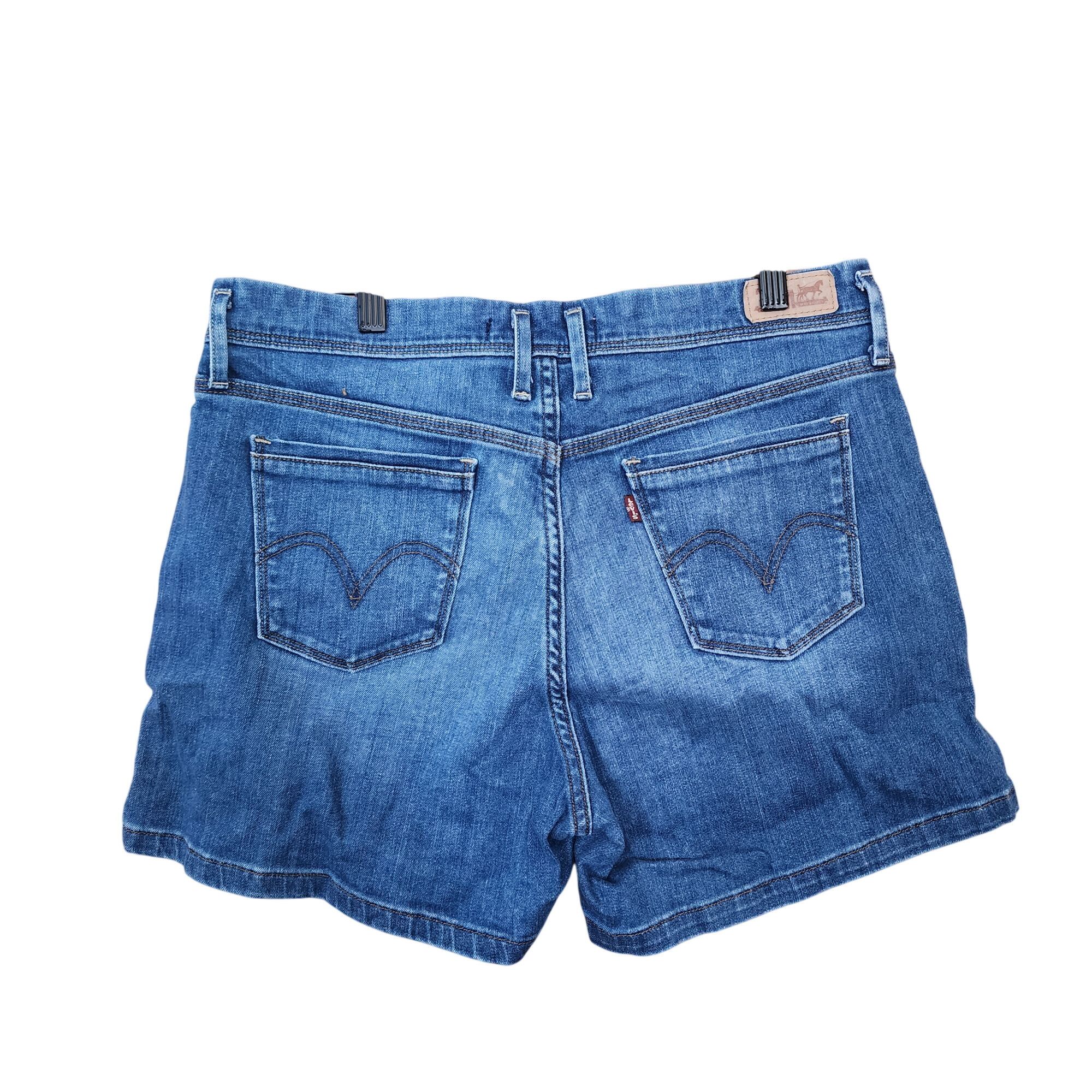 Levi's Levis Womens Denim Blue Jean Shorts Size 10 With 5-Pocket De Size 32" / US 10 / IT 46 - 2 Thumbnail