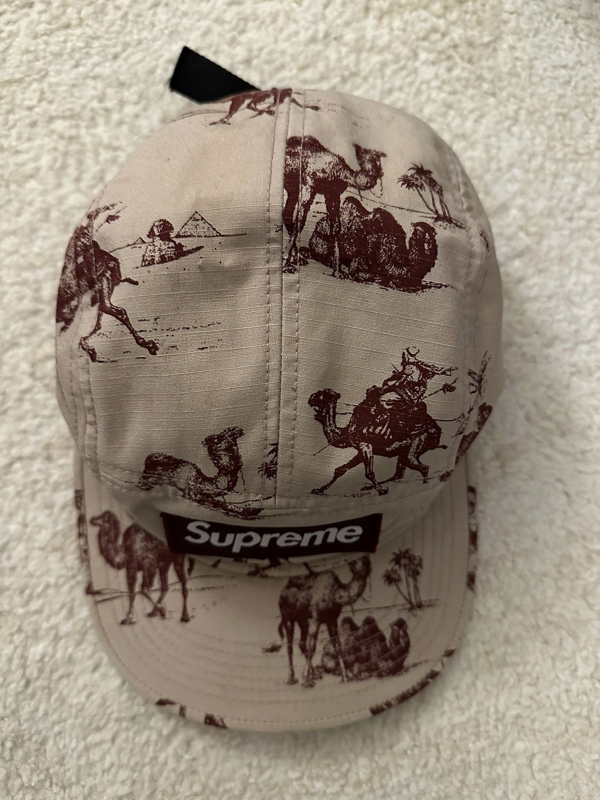 Supreme Supreme Maroon Camel Camp Cap Size ONE SIZE - 3 Thumbnail