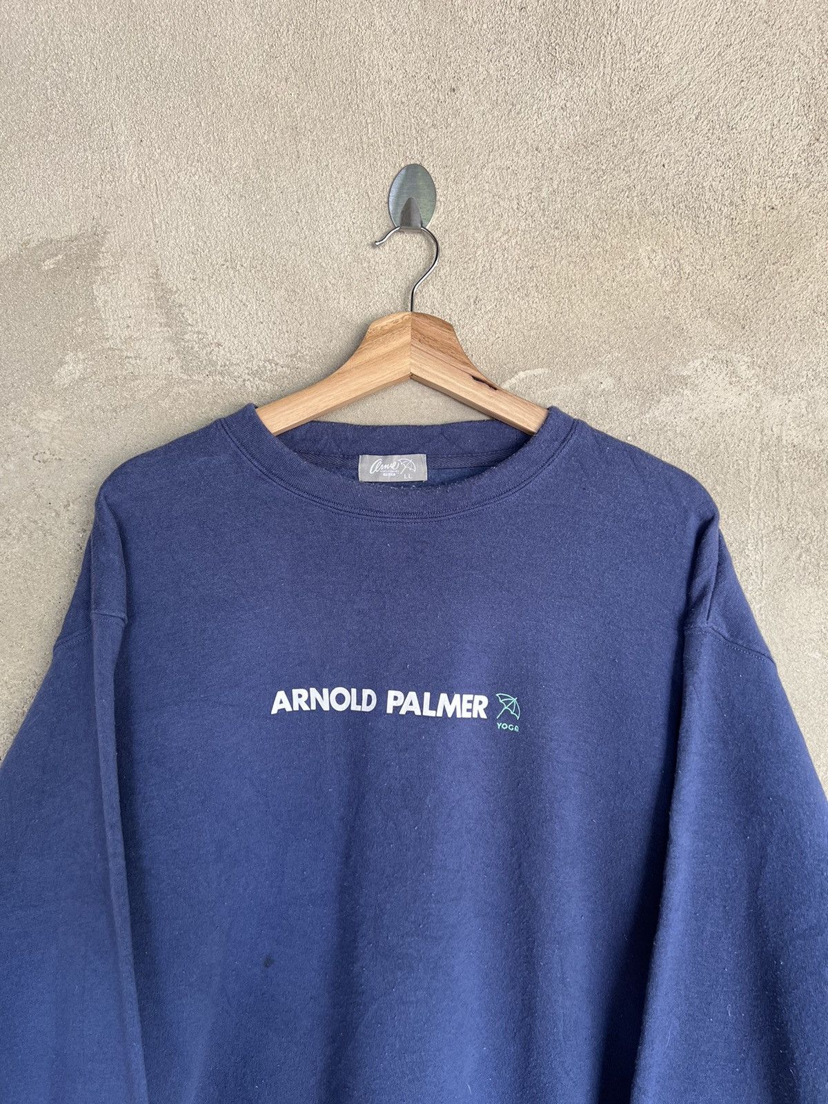 Vintage Arnold Palmer Spell Out Sweatshirt Size L / US 10 / IT 46 - 3 Thumbnail