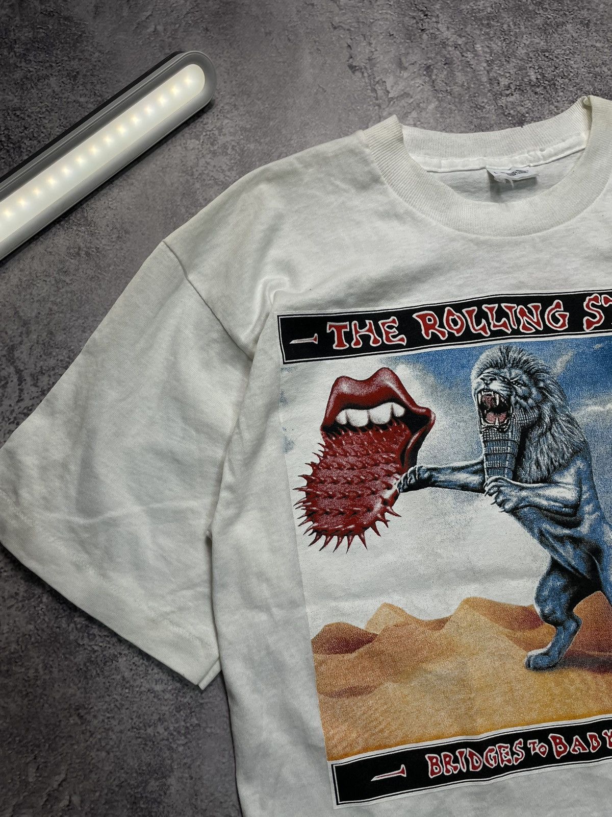Band Tees Vtg ROLLING STONES 97 Bridges To Babylon Tour Band T-Shirt Size US L / EU 52-54 / 3 - 2 Thumbnail