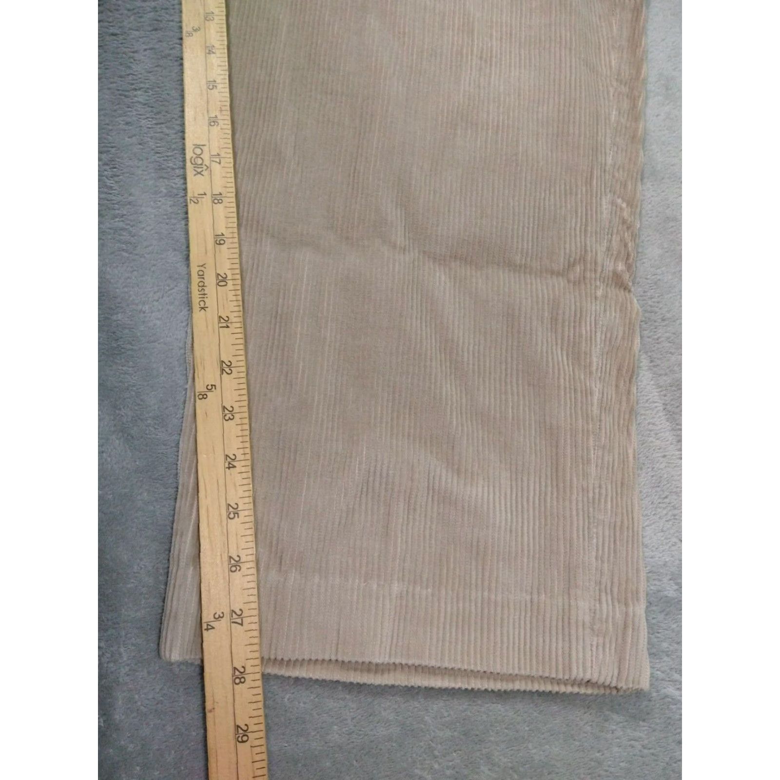 Vintage LL Bean Corduroy Pants - Mens 40x28 Classic Fit Beige Chino Flat Front Size US 40 / EU 56 - 5 Thumbnail