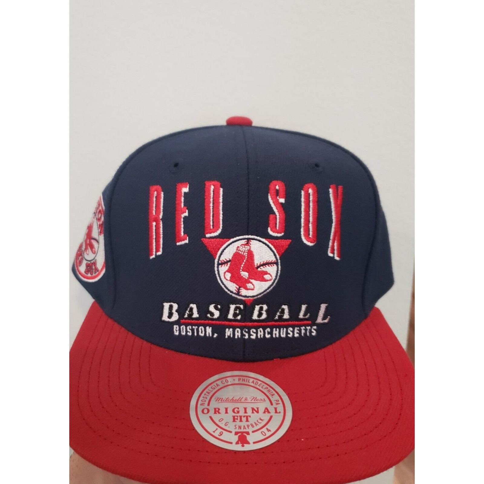 Mitchell & Ness Boston Red Sox Hat Cap Rise & Shine Snapback Mitchell & Ness Size ONE SIZE - 1 Thumbnail