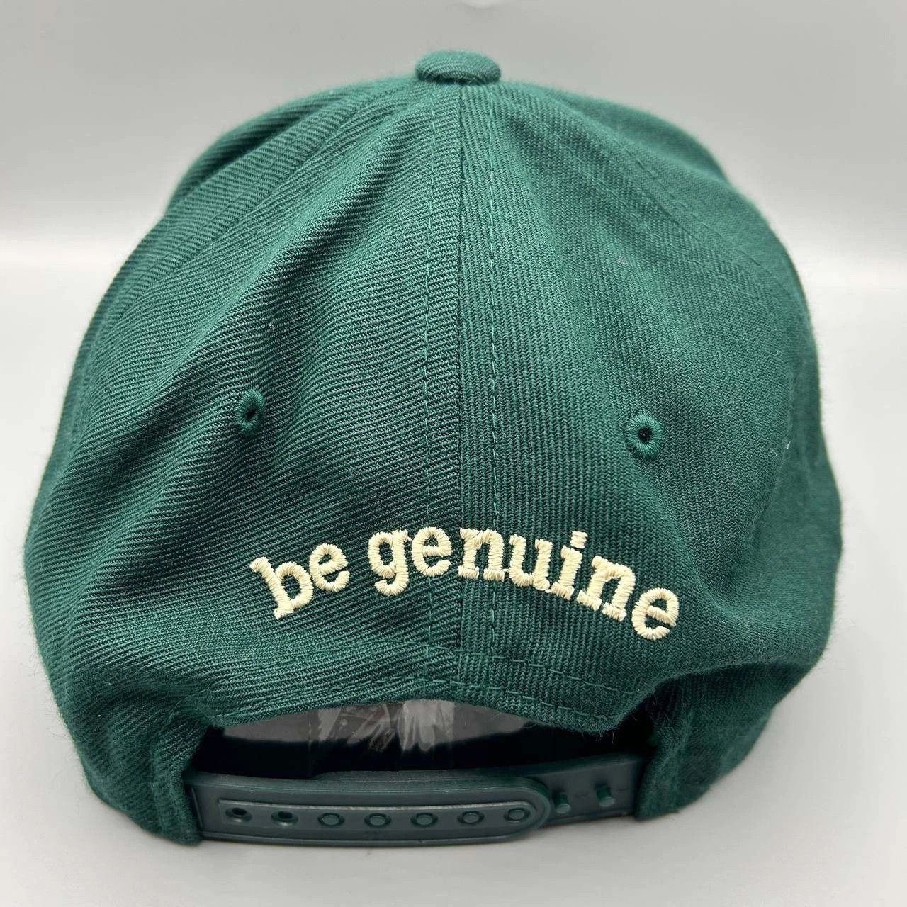Yupong MGFD Be Genuine Hat Men Green Embroidered Snap Back Cap Size ONE SIZE - 6 Thumbnail