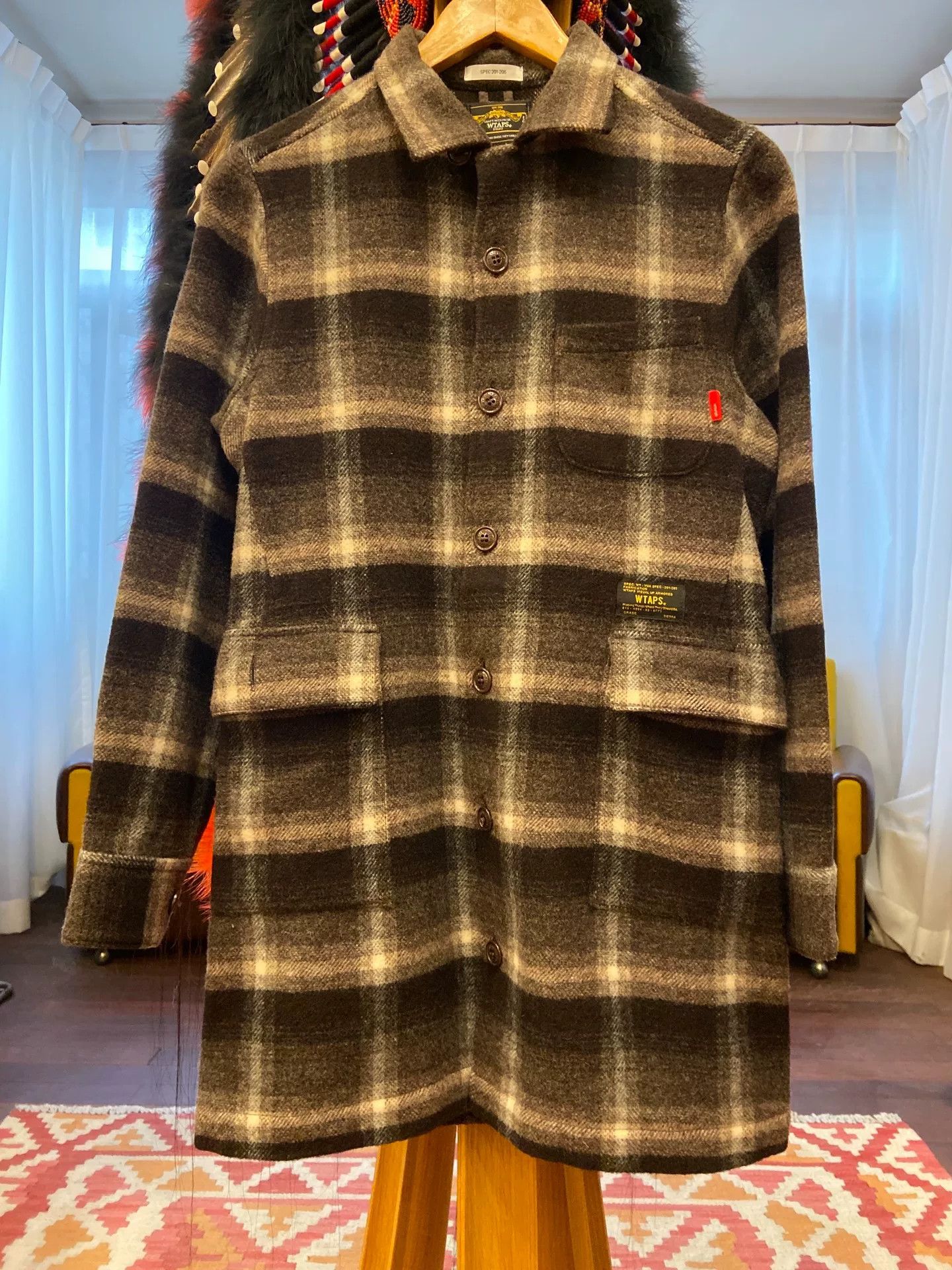 Wtaps Wtaps Mid-Length Wool Shirt Size US S / EU 44-46 / 1 - 1 Thumbnail