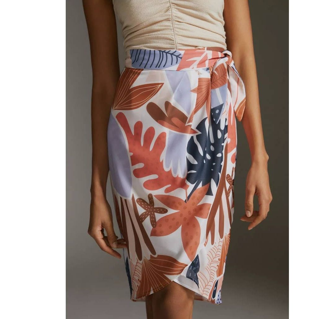 Anthropologie New Anthropologie Hutch Pleated Wrap Midi Skirt $130 SIZE 4 Size 27" / US 4 / IT 40 - 3 Thumbnail