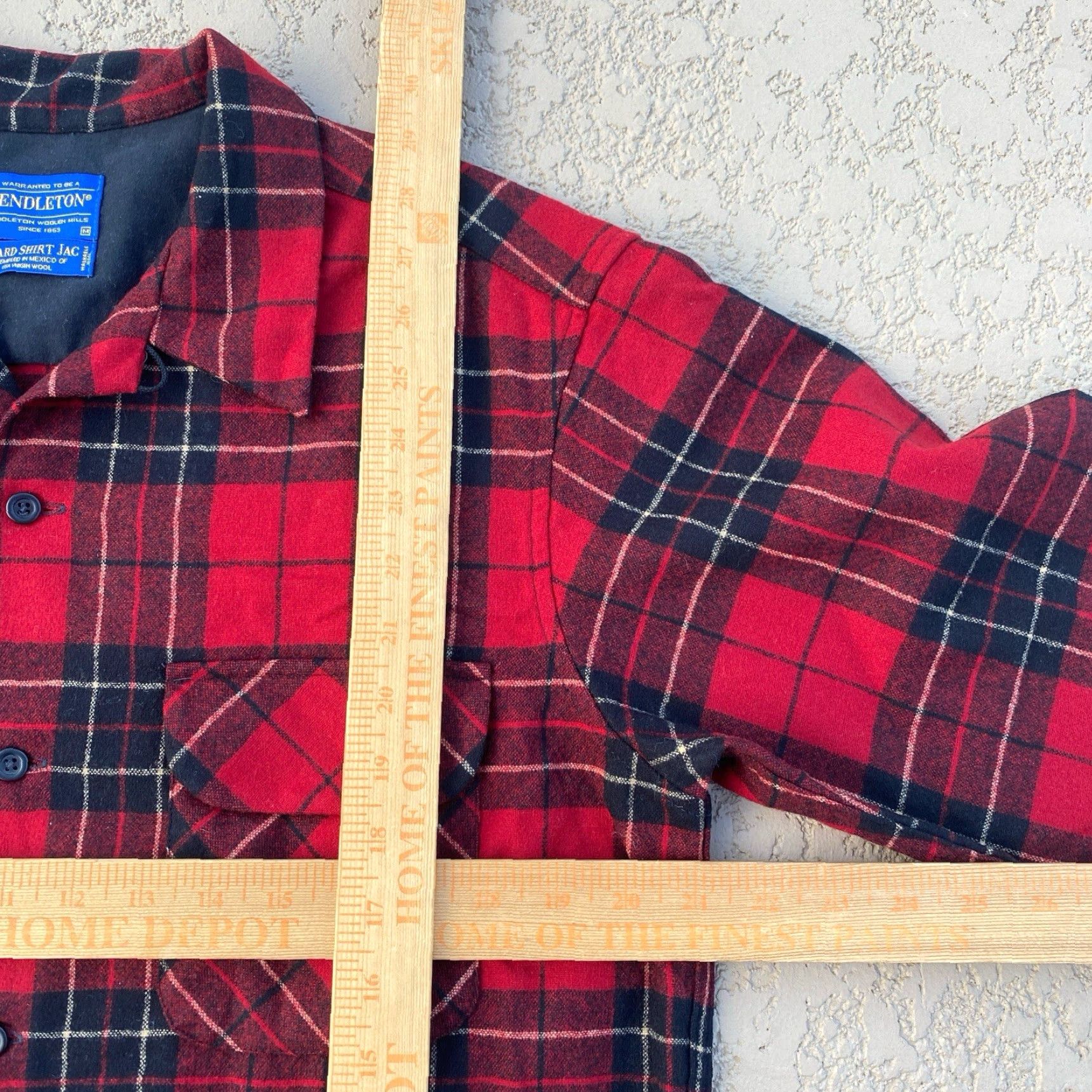 Pendleton VTG Pendleton Shirt Mens Medium Red Plaid Flannel Board Shirt JAC Virgin Wool Size US M / EU 48-50 / 2 - 4 Thumbnail