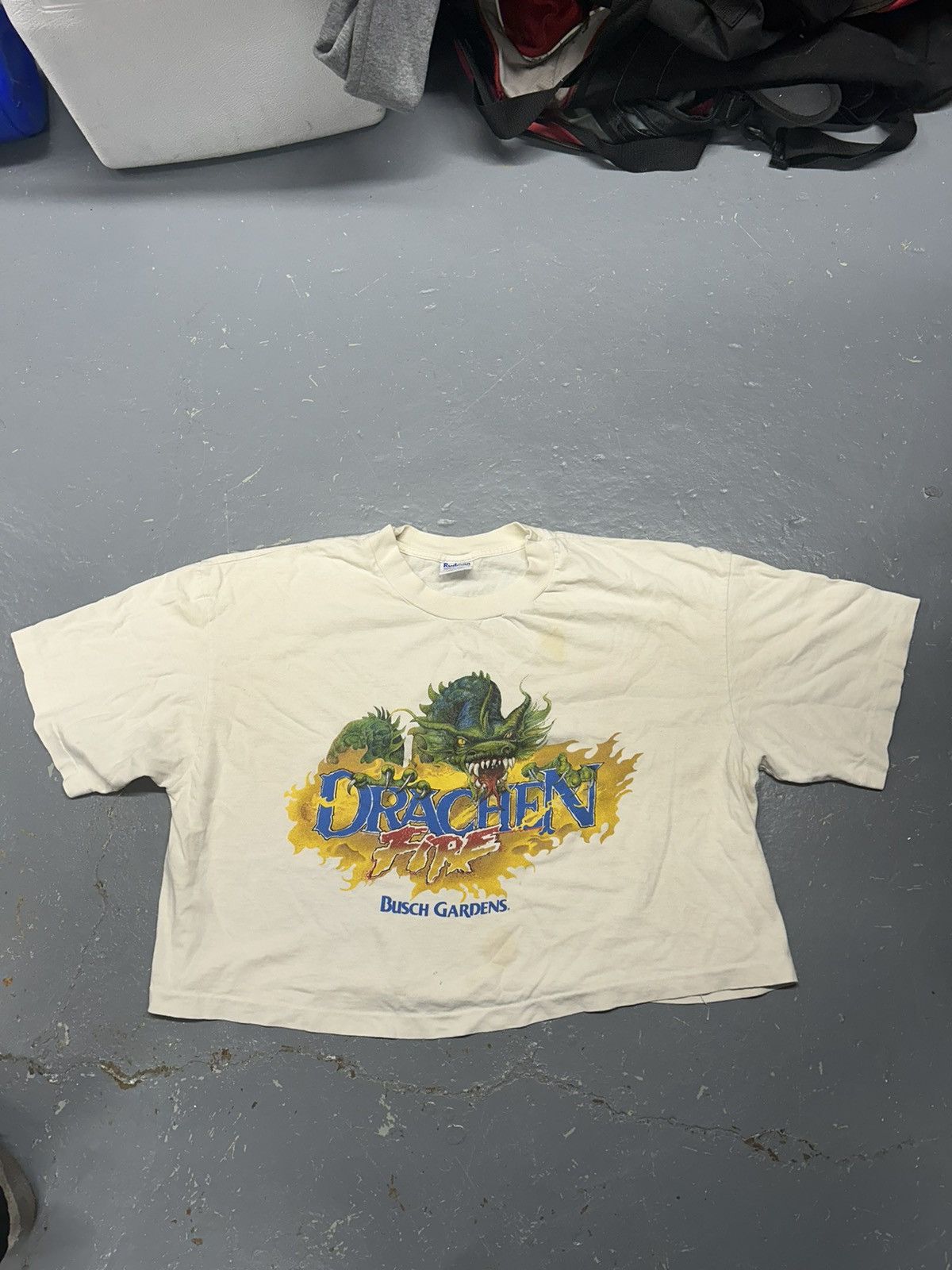 Vintage Crazy Vintage Y2K Essential Busch Gardens Crop Top Shirt Size ONE SIZE - 1 Thumbnail