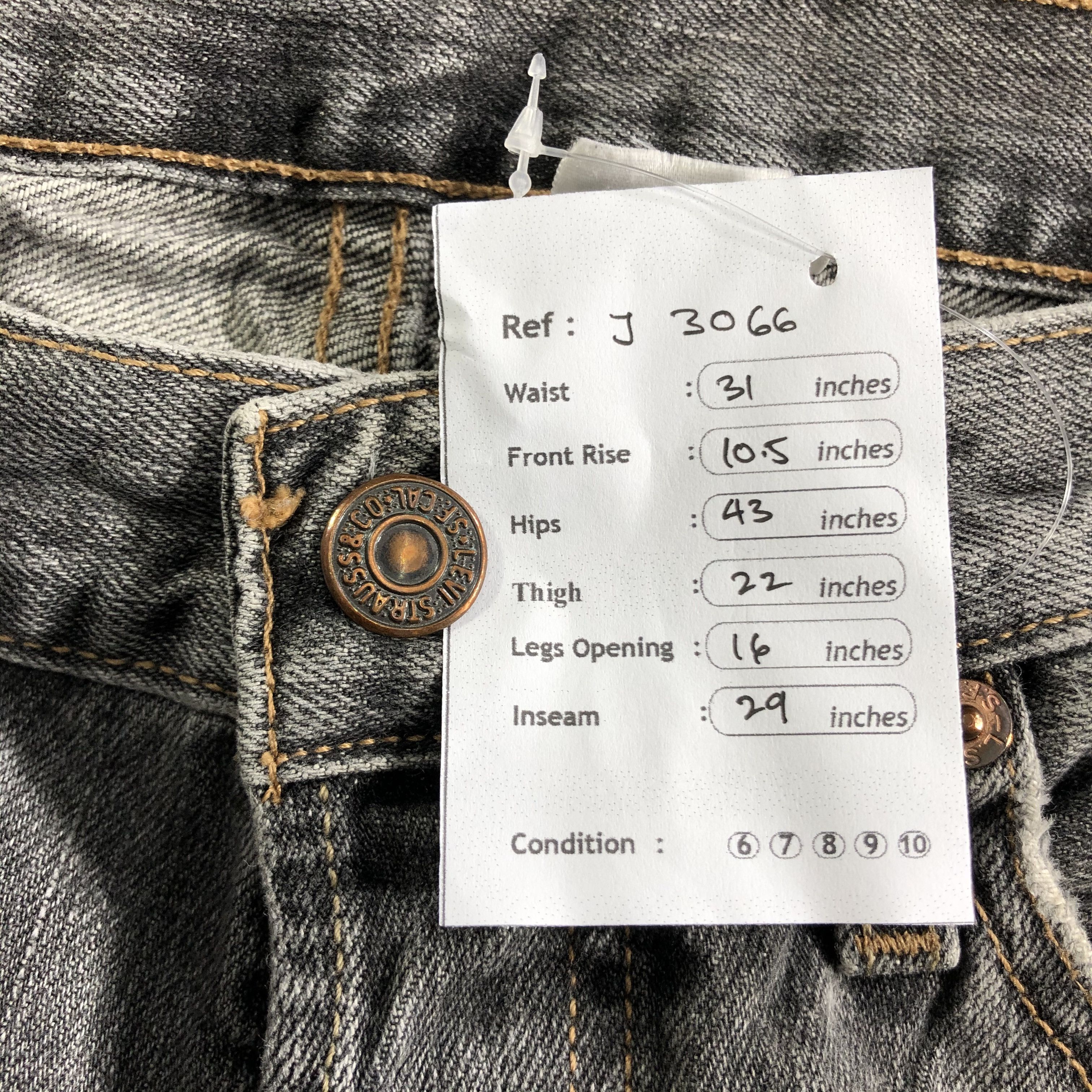 Levi's 90s Vintage Levis 501 Earth Tone Jeans-J3066 Size US 31 - 13 Thumbnail