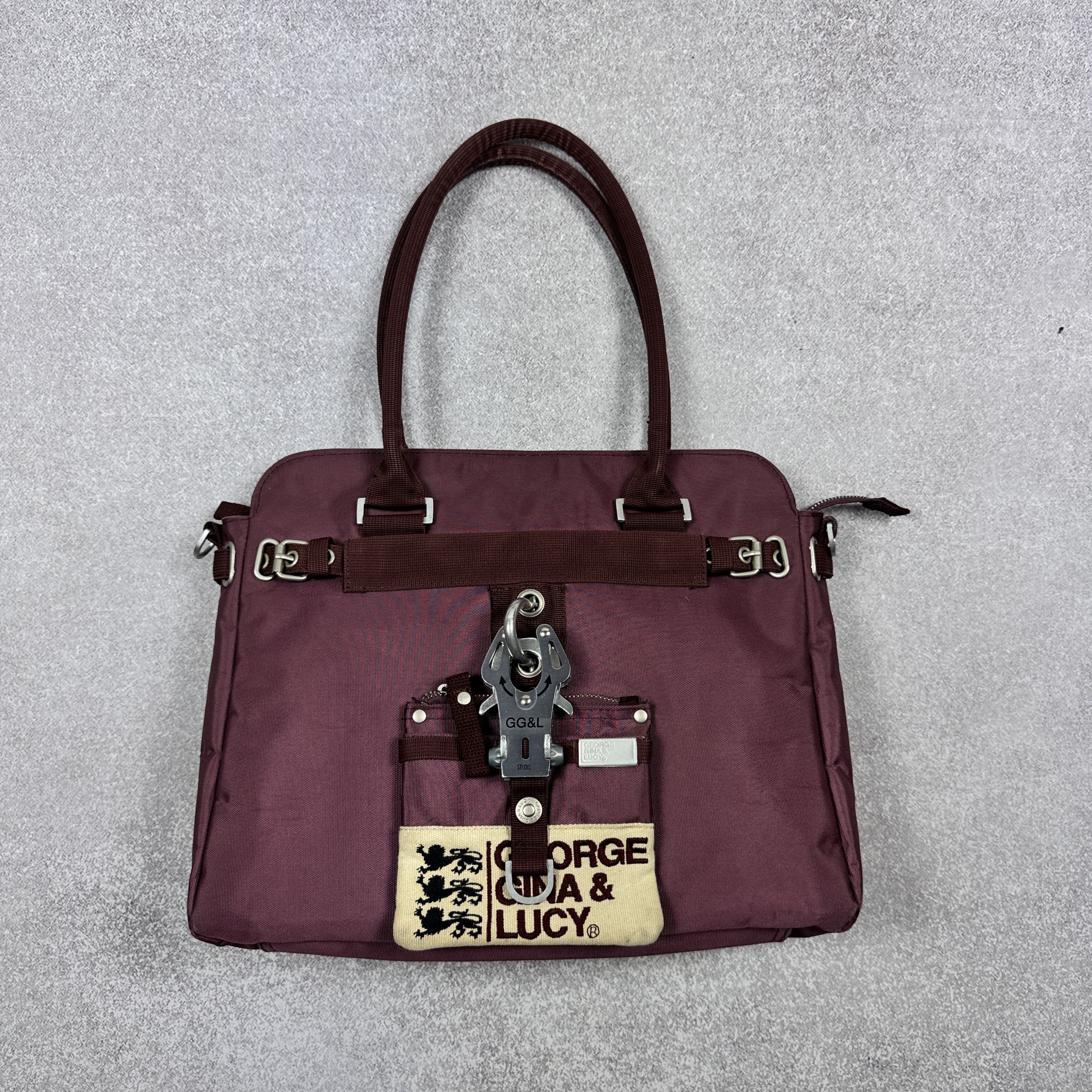 George Gina & Lucy George Gina & Lucy Grace Burgundy Y2K Bag Avantgarde Size ONE SIZE - 1 Thumbnail