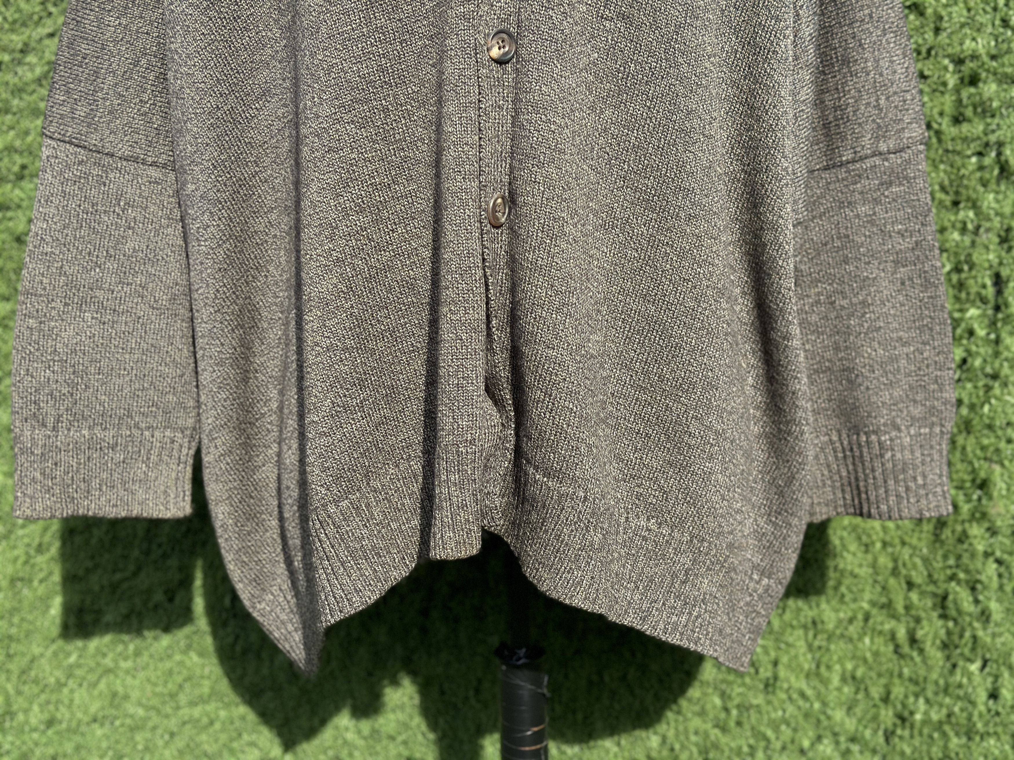 eskandar Eskandar Merino Wool Oversized Cardigan One Size Knit Size ONE SIZE - 6 Thumbnail
