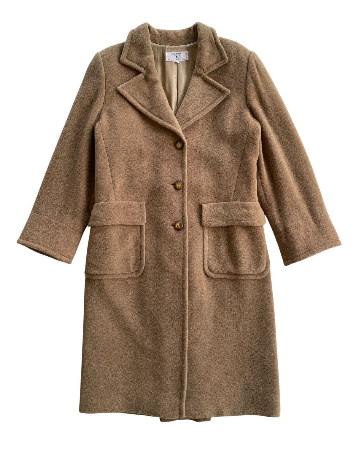 Valentino Valentino Cashmere Camel Coat Size M / US 6-8 / IT 42-44 - 2 Thumbnail