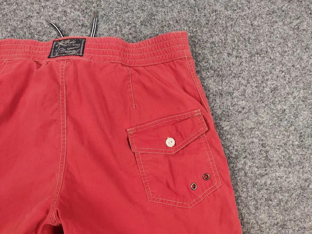 Polo Ralph Lauren Vintage 90's Ralph Lauren Shorts Red Logo Casual Streetwear Size US 31 - 4 Thumbnail