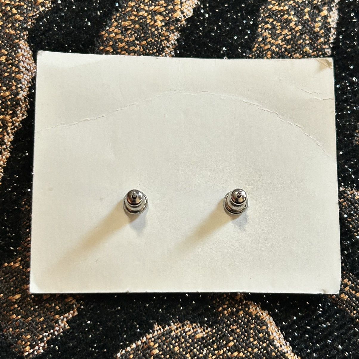 Vintage Vintage Park Lane mirror finish silver music note earrings Size ONE SIZE - 2 Thumbnail