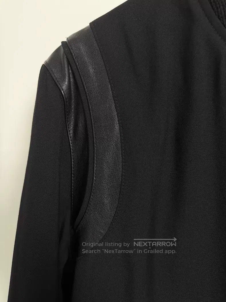 Saint Laurent Paris Saint Laurent Paris Black武士 Patchwork Baseball Jacket Size US M / EU 48-50 / 2 - 3 Thumbnail