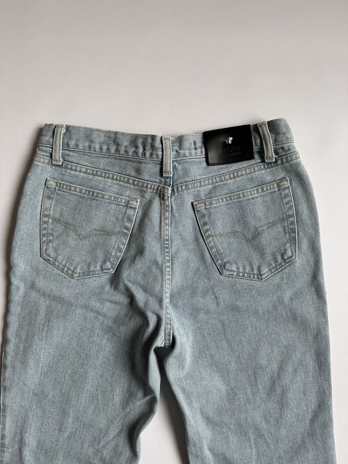 Versace × Versace Jeans Couture × Vintage Vintage Versace Jeans Couture Denim Jeans Medusa Size 29 Size 29" - 4 Thumbnail