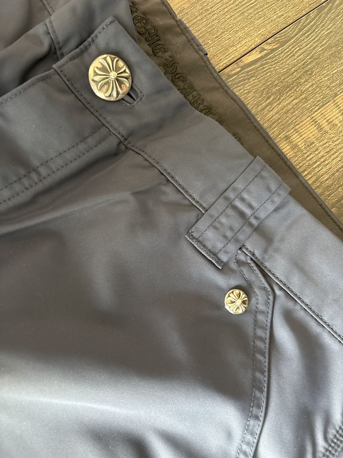 Chrome Hearts Chrome Hearts Half Nylon Half Leather Pants Size US 38 / EU 54 - 13 Thumbnail