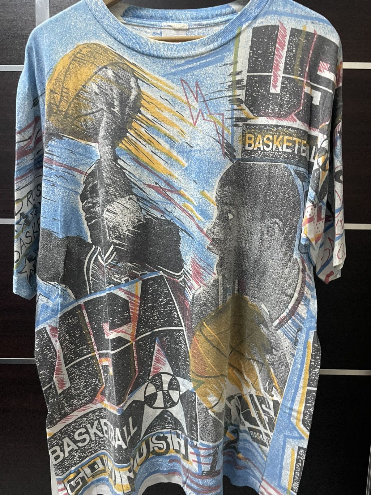 NBA × USA Olympics × Vintage Vintage Team USA “Dream Team” Gold Rush tee 1992 Size US XL / EU 56 / 4 - 2 Thumbnail