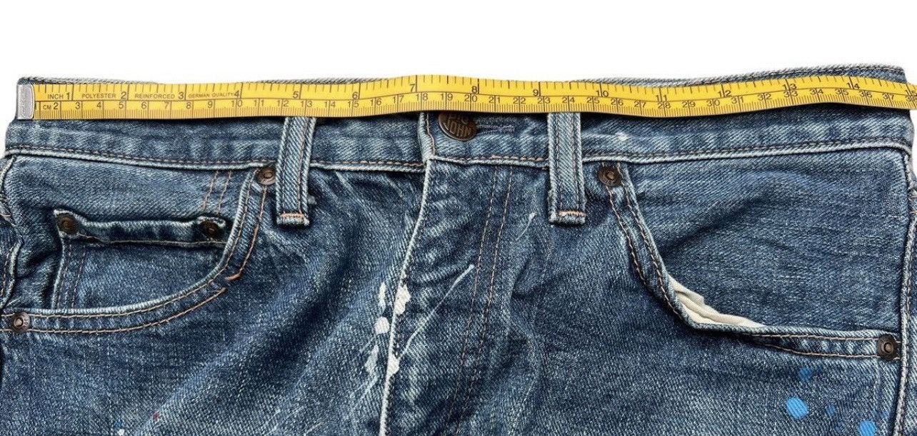 Big John Vintage Wrangler Paint Splatter Straight Denim Jeans 30x34 Size US 30 / EU 46 - 11 Thumbnail