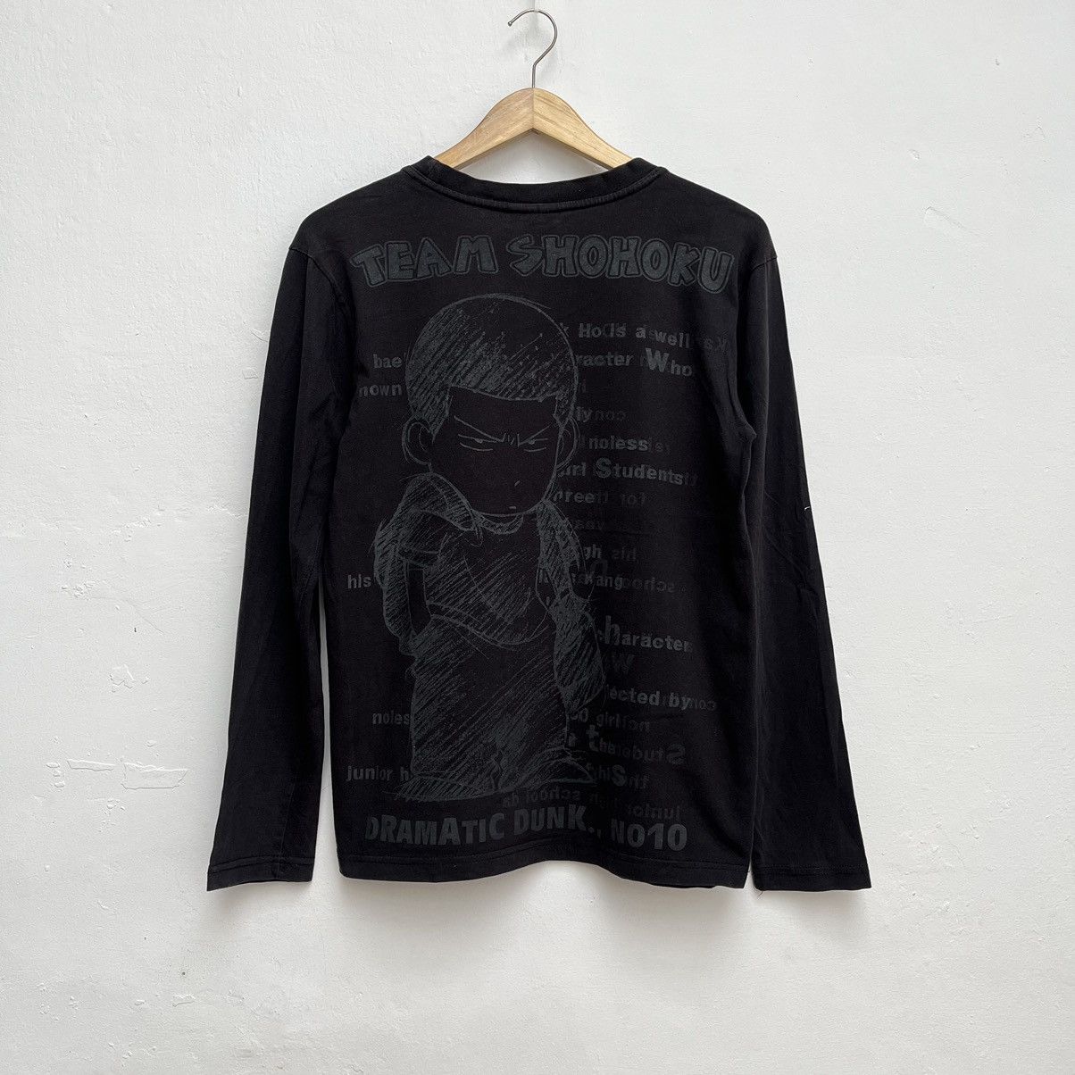 Japanese Brand Number (N)ine x Shohoku Long Sleeve T - Shirt Size US M / EU 48-50 / 2 - 2 Thumbnail