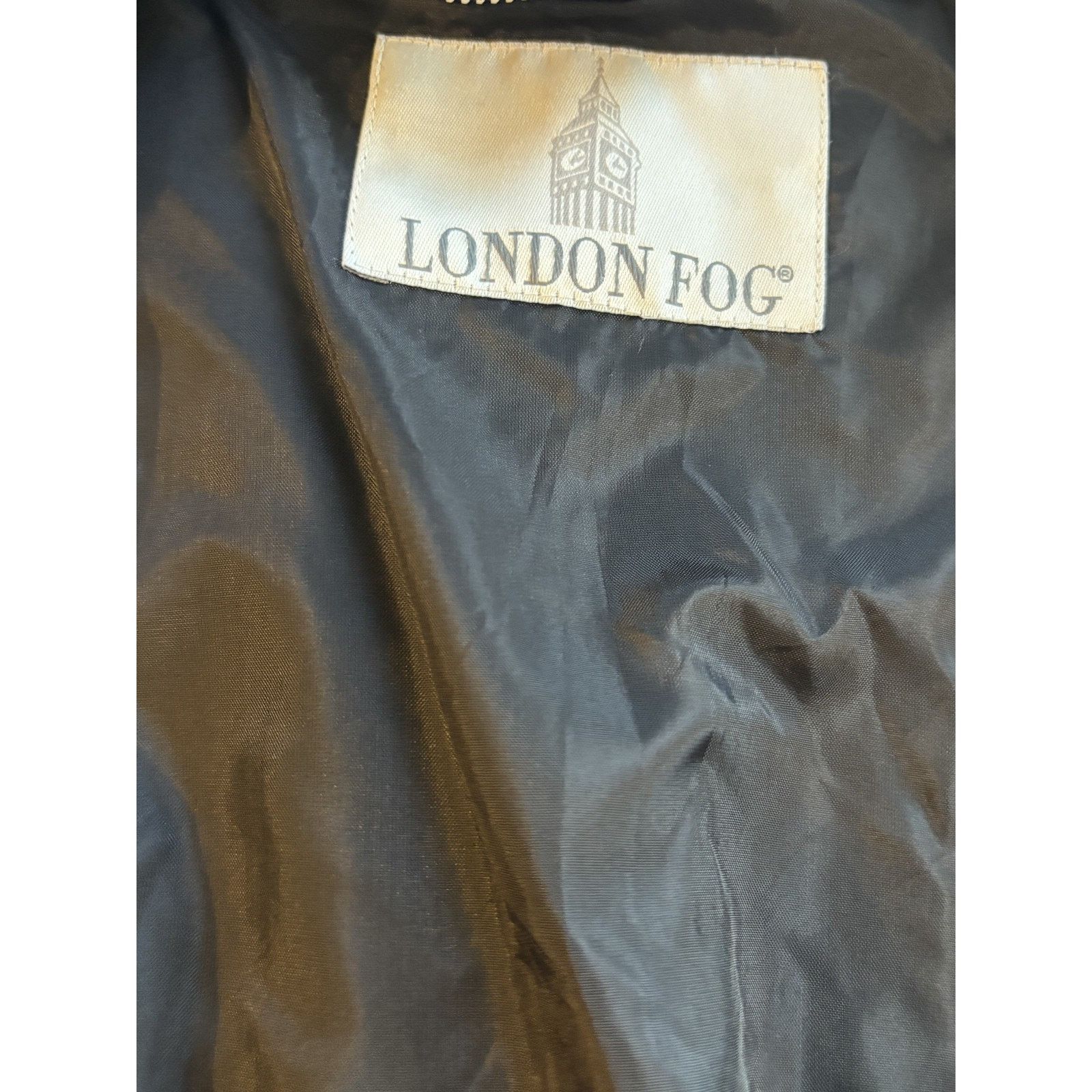 London Fog London Fog Black Trench Coat Women’s Full Length Classic Size L / US 10 / IT 46 - 9 Thumbnail