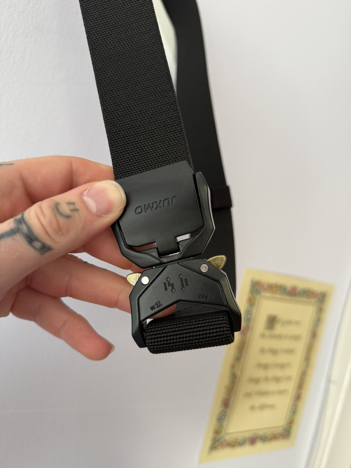 Japanese Brand Japan Tactical Belt Rare Black Gun-Metal Size ONE SIZE - 1 Thumbnail