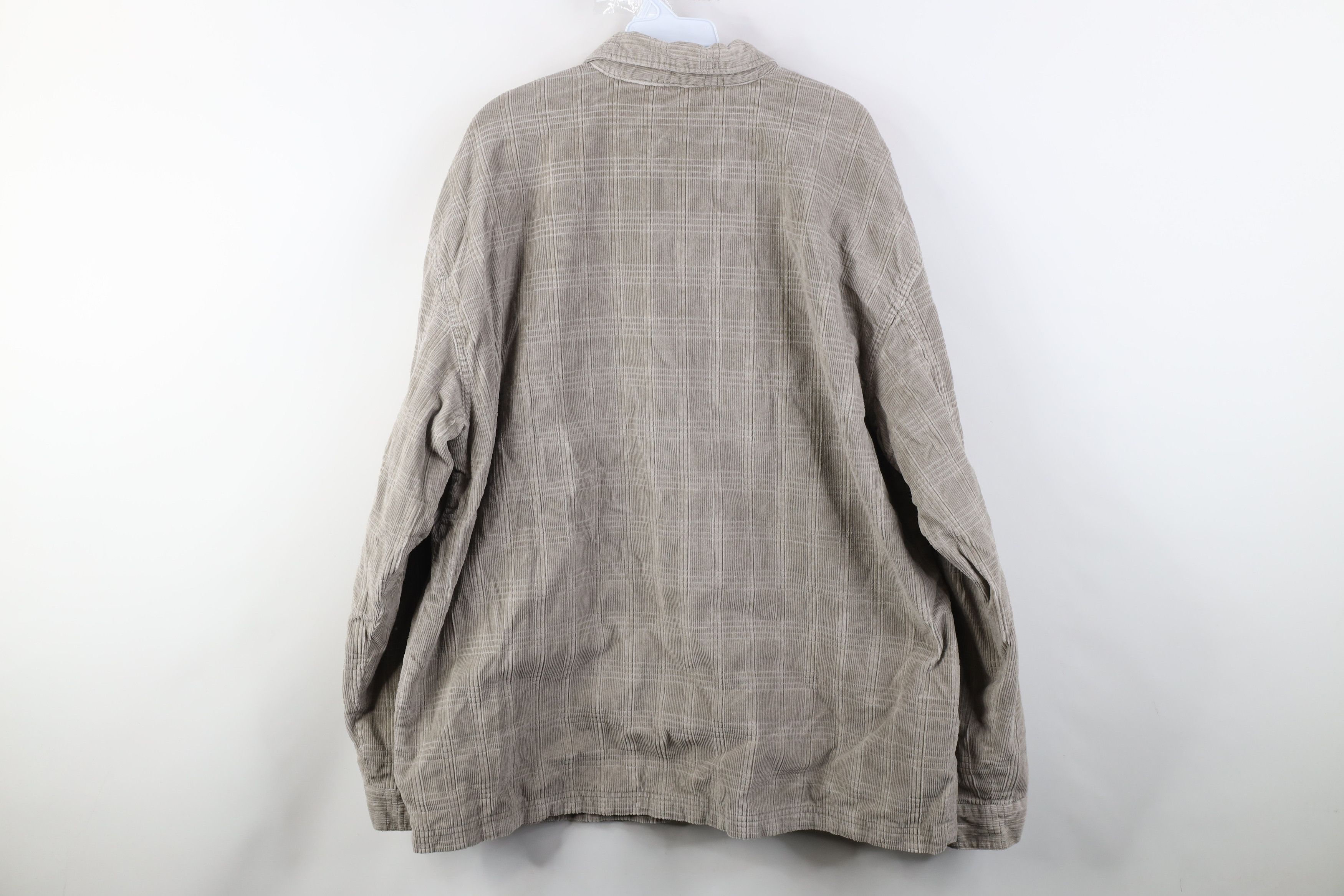 Vintage Vintage 90s Streetwear Full Zip Shirt Jacket Jac Shirt Size US XXL / EU 58 / 5 - 11 Thumbnail