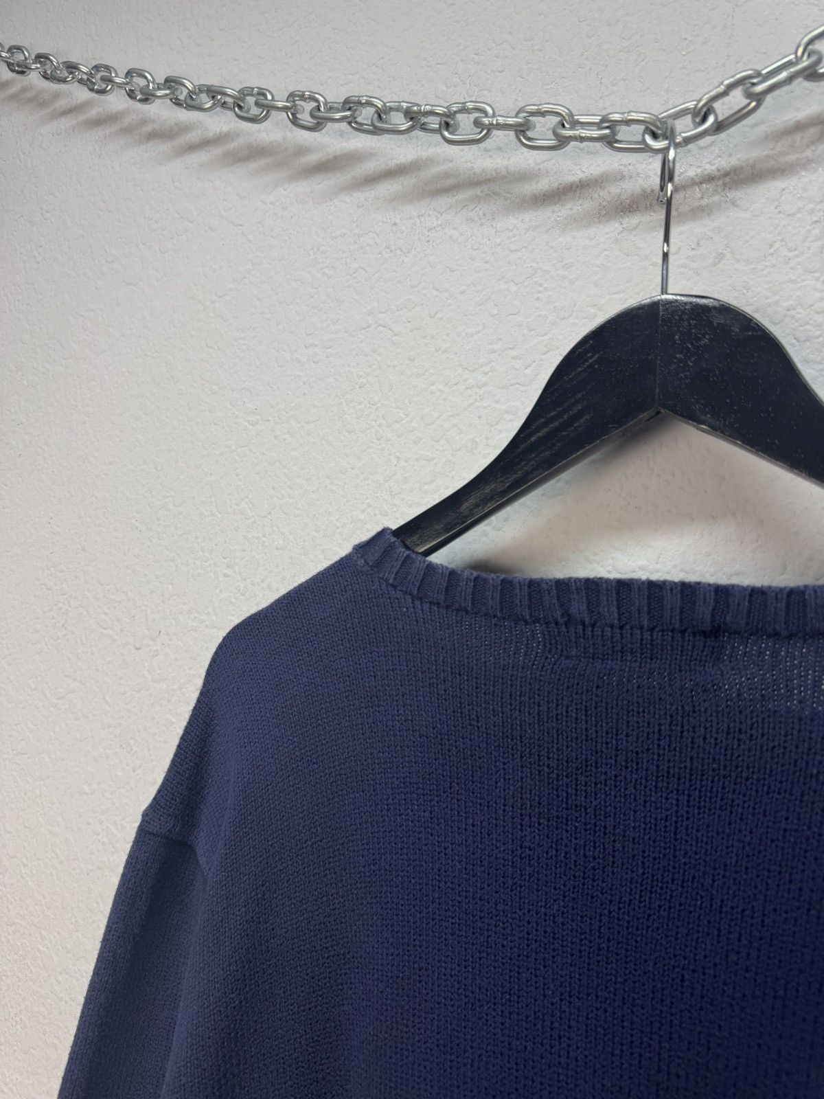 Polo Ralph Lauren Vintage Polo Ralph Lauren Sweater Navy Y2k Double RRL Sk8 Size US XL / EU 56 / 4 - 17 Thumbnail