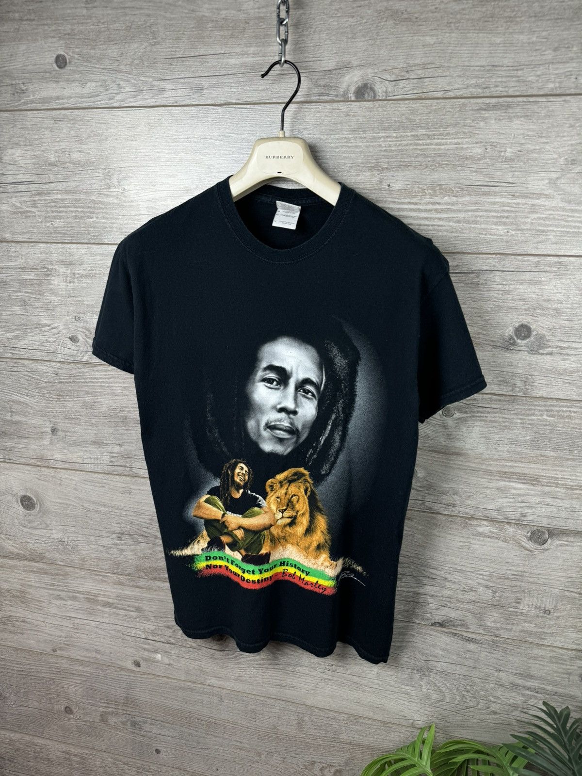 Vintage BOB MARLEY RASTA TEE T-SHIRT SIZE M Size US M / EU 48-50 / 2 - 1 Thumbnail