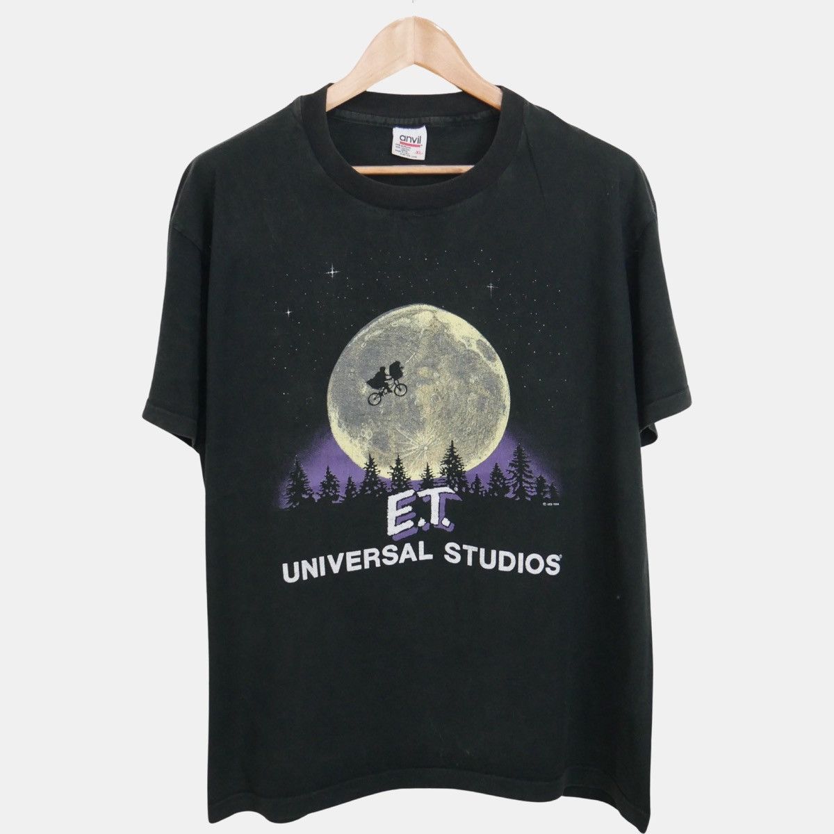 image of Movie x Vintage E.t. 90’S Shirt in Black, Men's (Size XL)