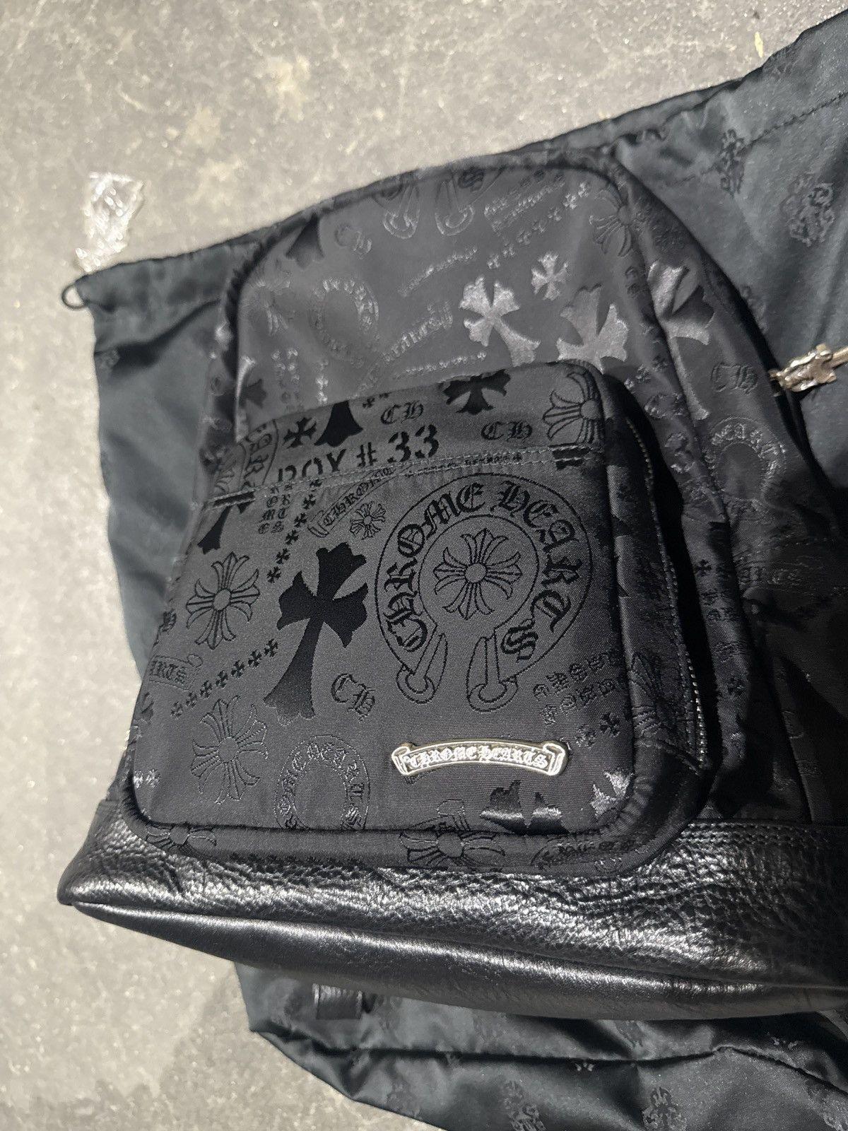 Chrome Hearts CHROME HEARTS CEMETERY MINI NYLON BACKPACK "BLACK" Size ONE SIZE - 2 Thumbnail