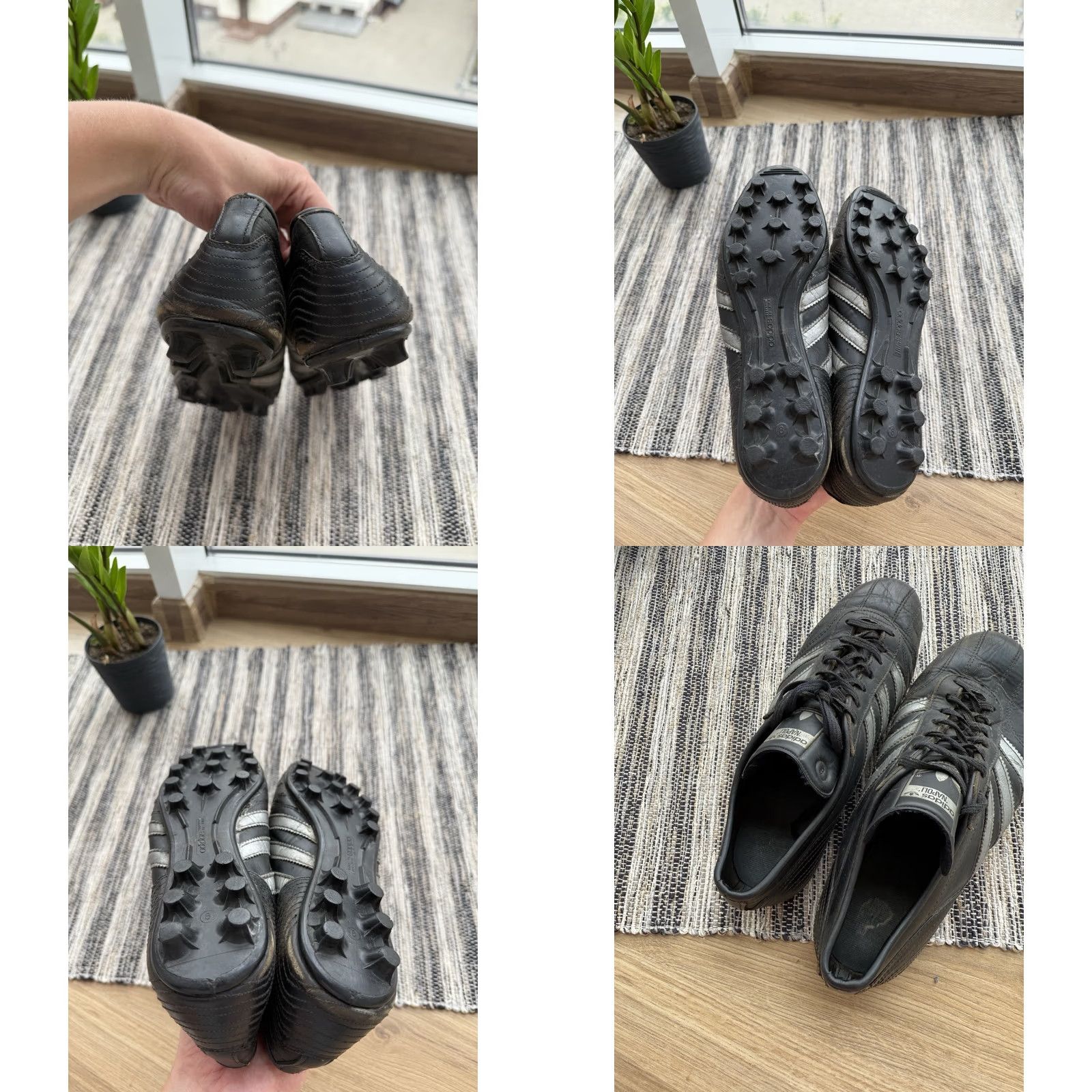 Adidas VINTAGE Adidas Napoli Boots Football US 8 Mens Leather Black 60s 70s FIFA Limited Edition Rare Boots Adidas Napoli Boots Size US 8 / EU 41 - 9 Thumbnail