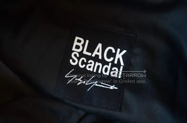 Other Yohji Yamamoto size 2 Black Scandal embroidered slacks pant Size US 28 / EU 44 - 8 Thumbnail