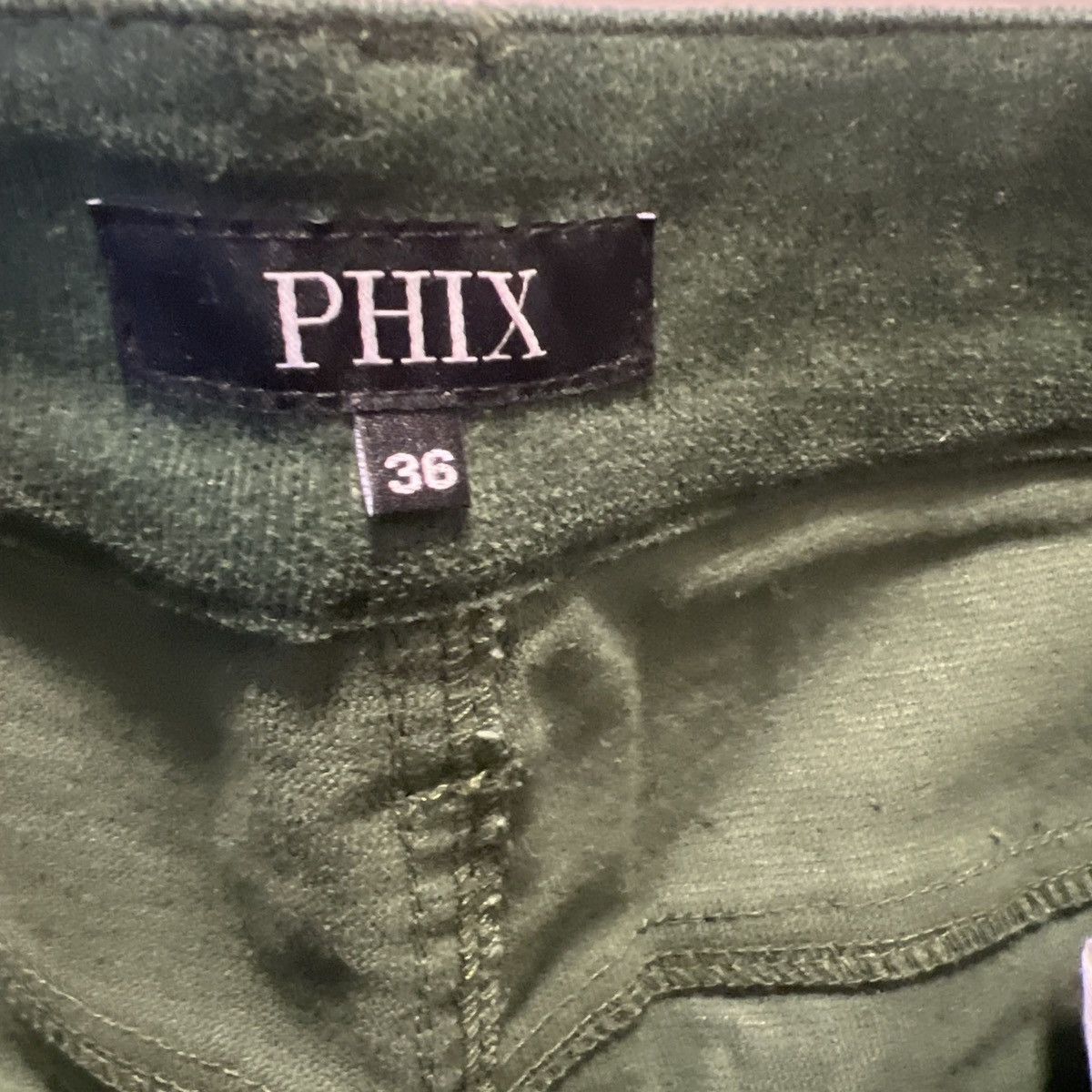 Phix Clothing Green velvet flared pants Size US 36 / EU 52 - 3 Thumbnail