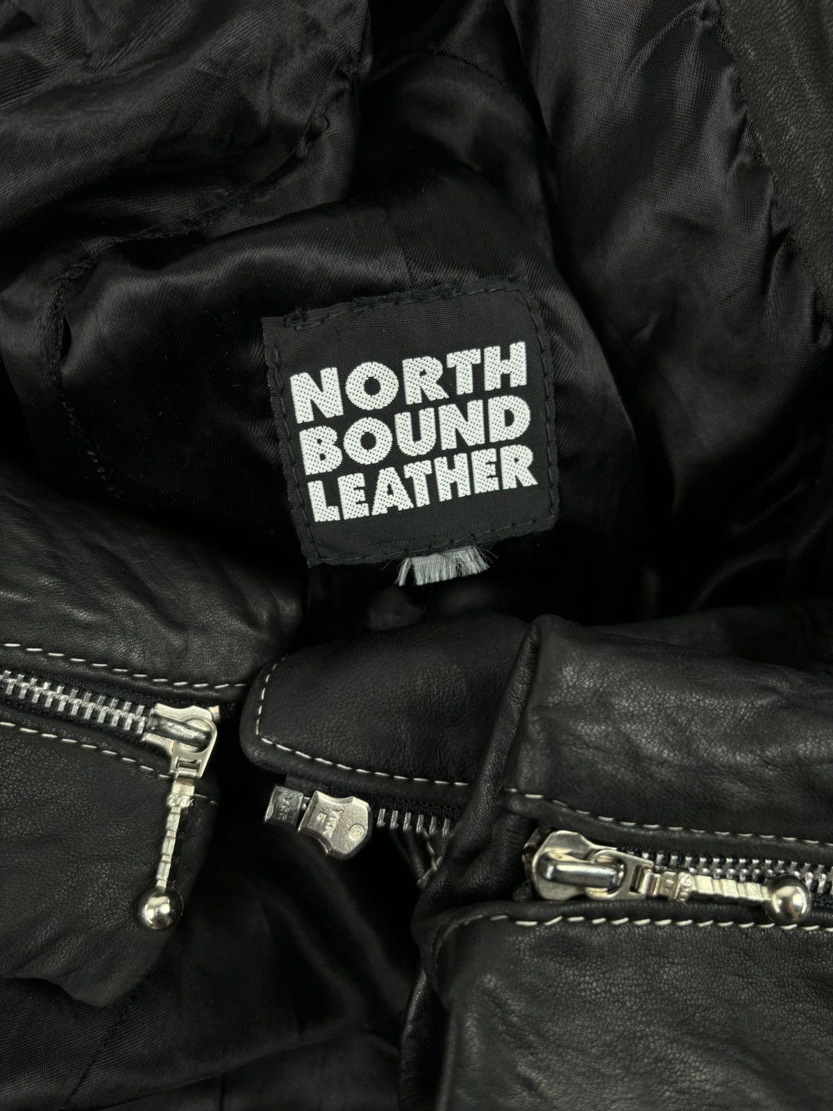 Other VTG NORTHBOUND LEATHER 6000 Contoured Canada BDSM Full-Zip Jacket Bomber 12 Size M / US 6-8 / IT 42-44 - 17 Thumbnail