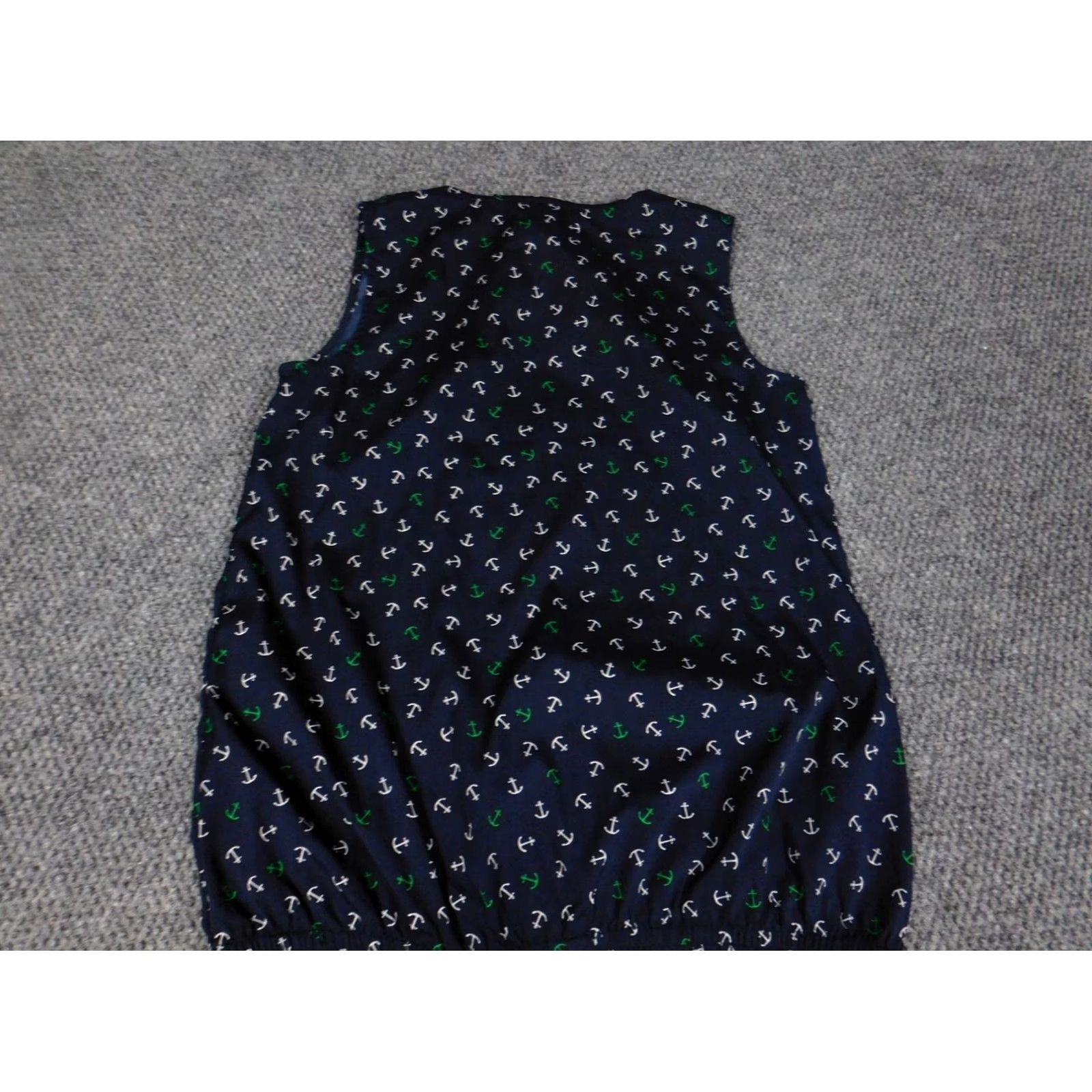 Banana Republic Banana Republic Blouse Small Women Blue Crew Neck Pullover Sleeveless Casual Top Size S / US 4 / IT 40 - 6 Thumbnail