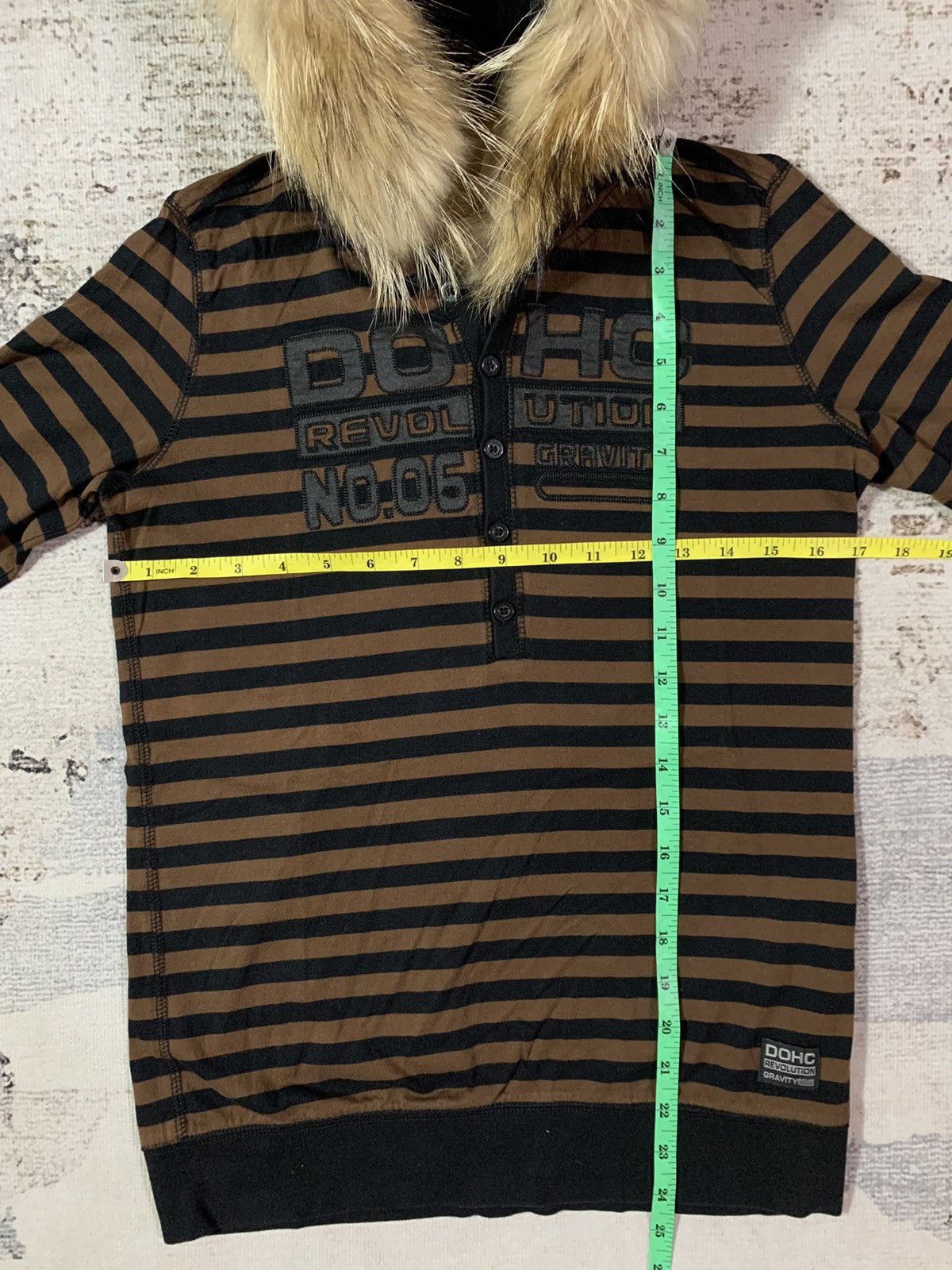 If Six Was Nine Fur Hoodie Striped Ifsixwasnine Lgb Size US S / EU 44-46 / 1 - 7 Thumbnail