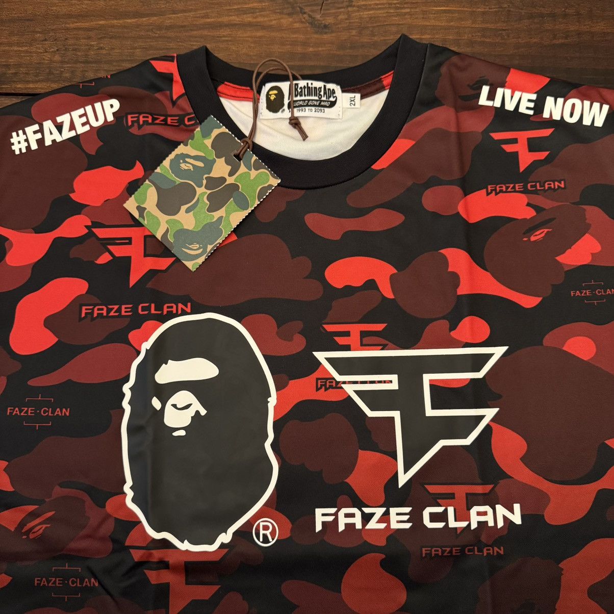 Bape BAPE x FaZe Clan Jersey Jersey Size US XXL / EU 58 / 5 - 4 Thumbnail