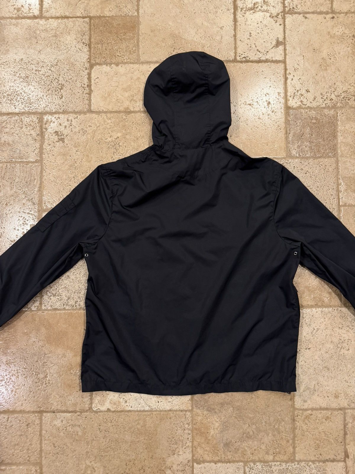 Lanvin Lanvin Nylon Logo Anorak Black Hooded Windbreaker Jacket Size US L / EU 52-54 / 3 - 11 Thumbnail