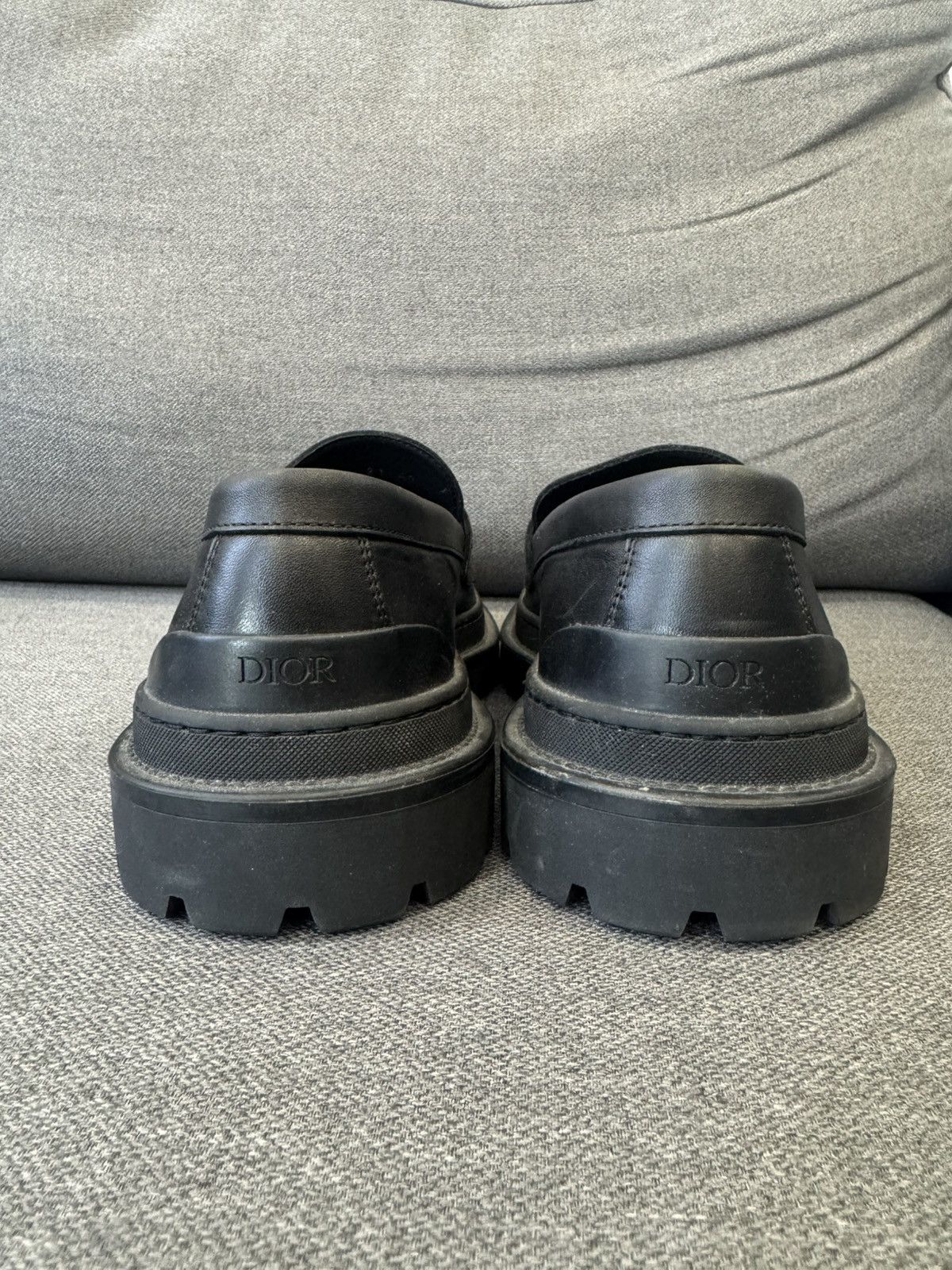 Dior Explorer Loafer Black Oblique Jacquard Size US 7 / EU 40 - 3 Thumbnail