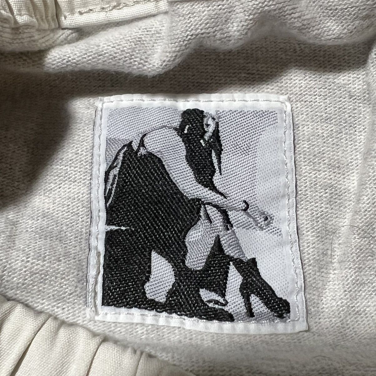 Rick Owens Drkshdw Rick Owens DRKSHDW SS23 Cropped Creatch Cargo Milk Melange Size US 34 / EU 50 - 6 Thumbnail