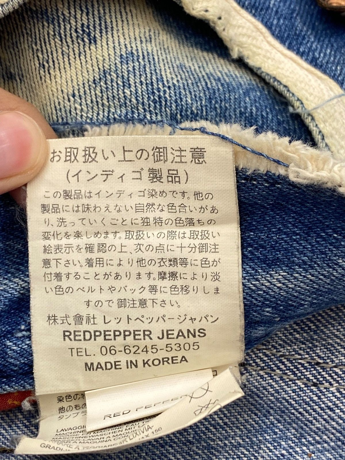 Japanese Brand Japanese Brand Redpepper Faded Wash Distressed Style Size US 35 - 21 Thumbnail
