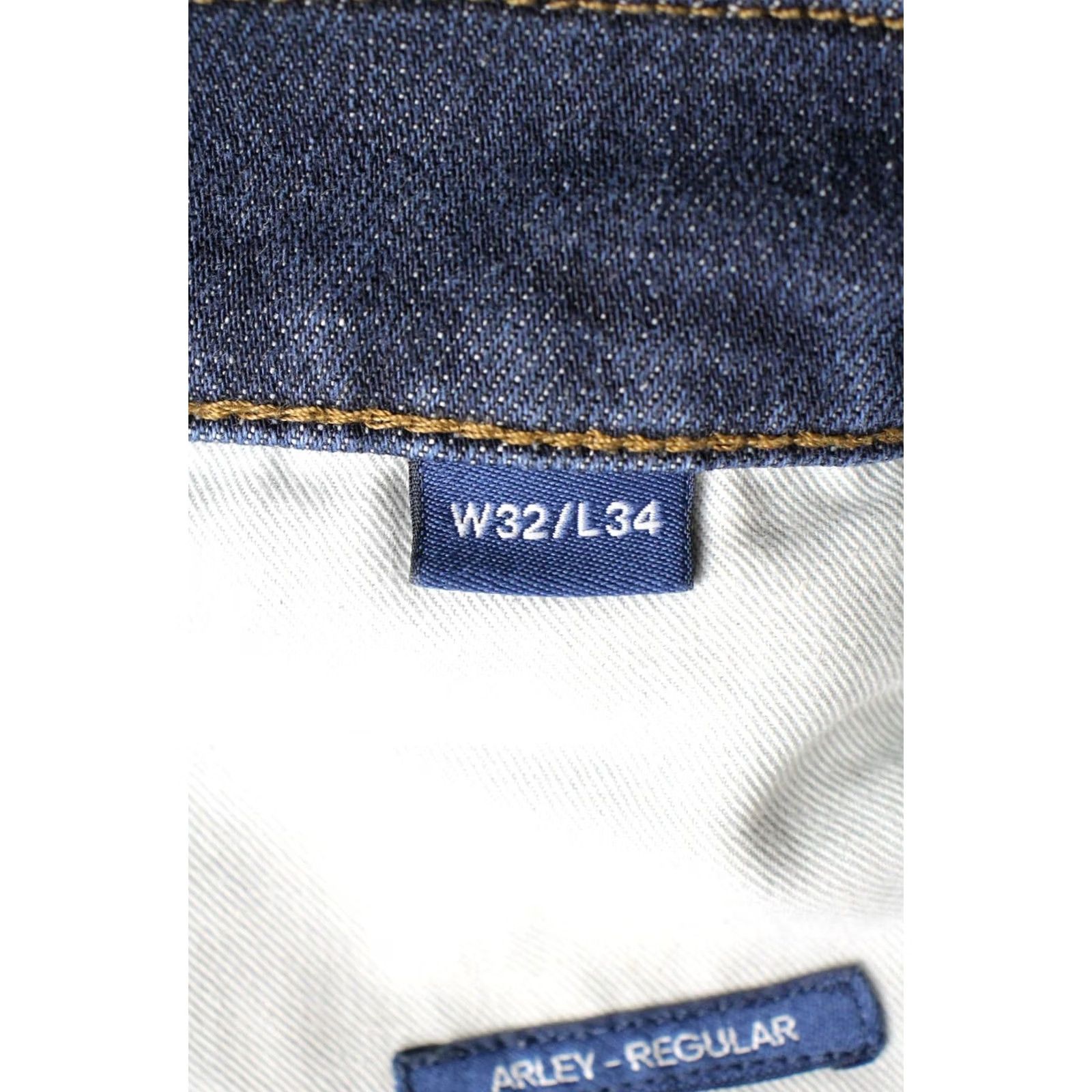 Gant GANT Jeans Arley-Regular Men's W32/L34 Faded Zip Fly Denim Blue Size US 32 / EU 48 - 7 Thumbnail
