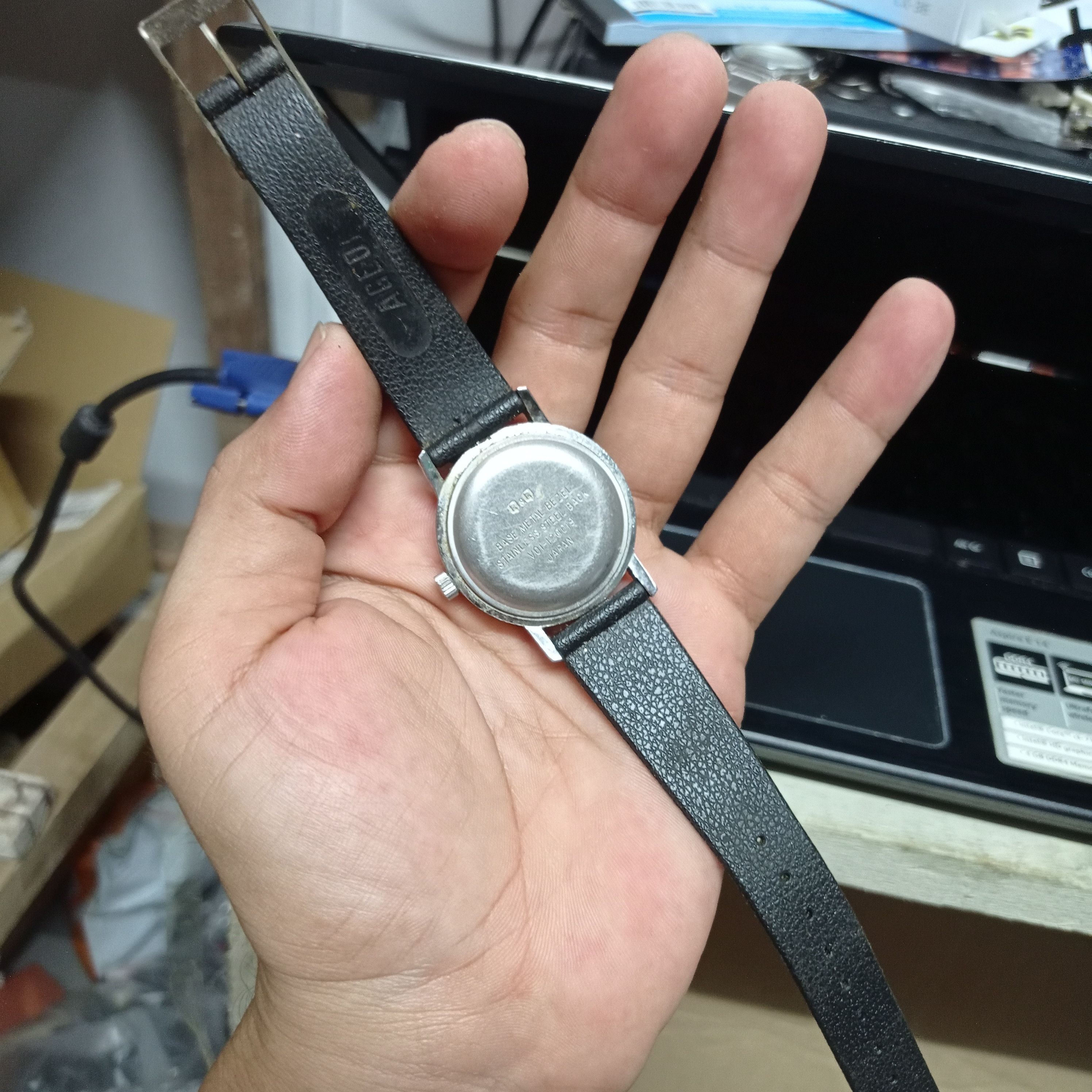 Japanese Brand Vintage Retro Q&Q Automatic Hand winding Watch (JAPAN WATCH) Size ONE SIZE - 7 Thumbnail