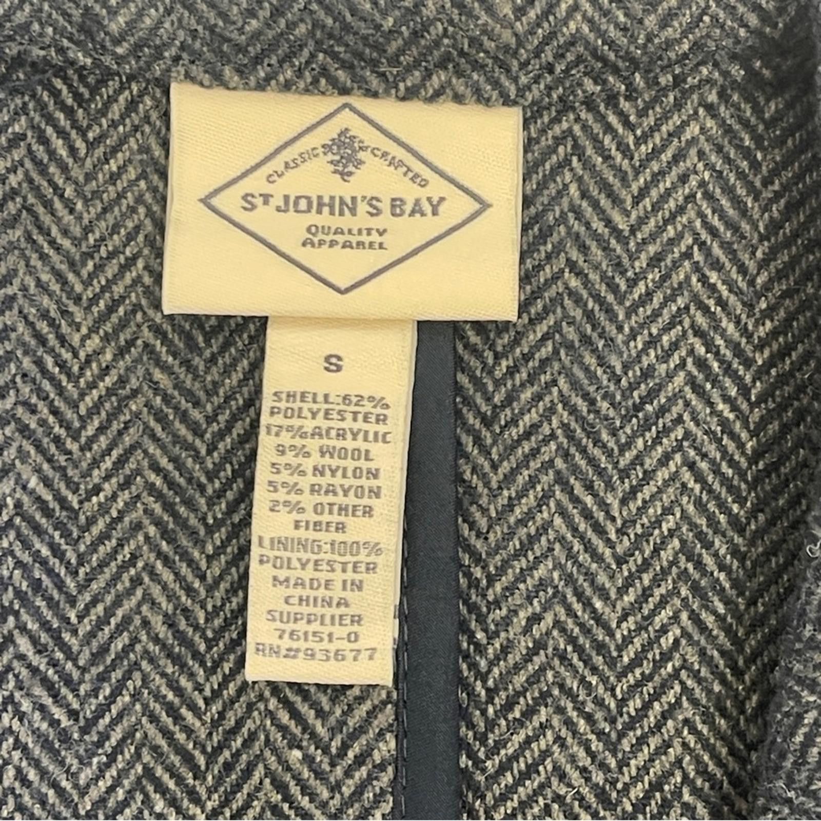 St. Johns Bay St. John's Bay size S - Stylish Gray Blazer Size S / US 4 / IT 40 - 4 Thumbnail